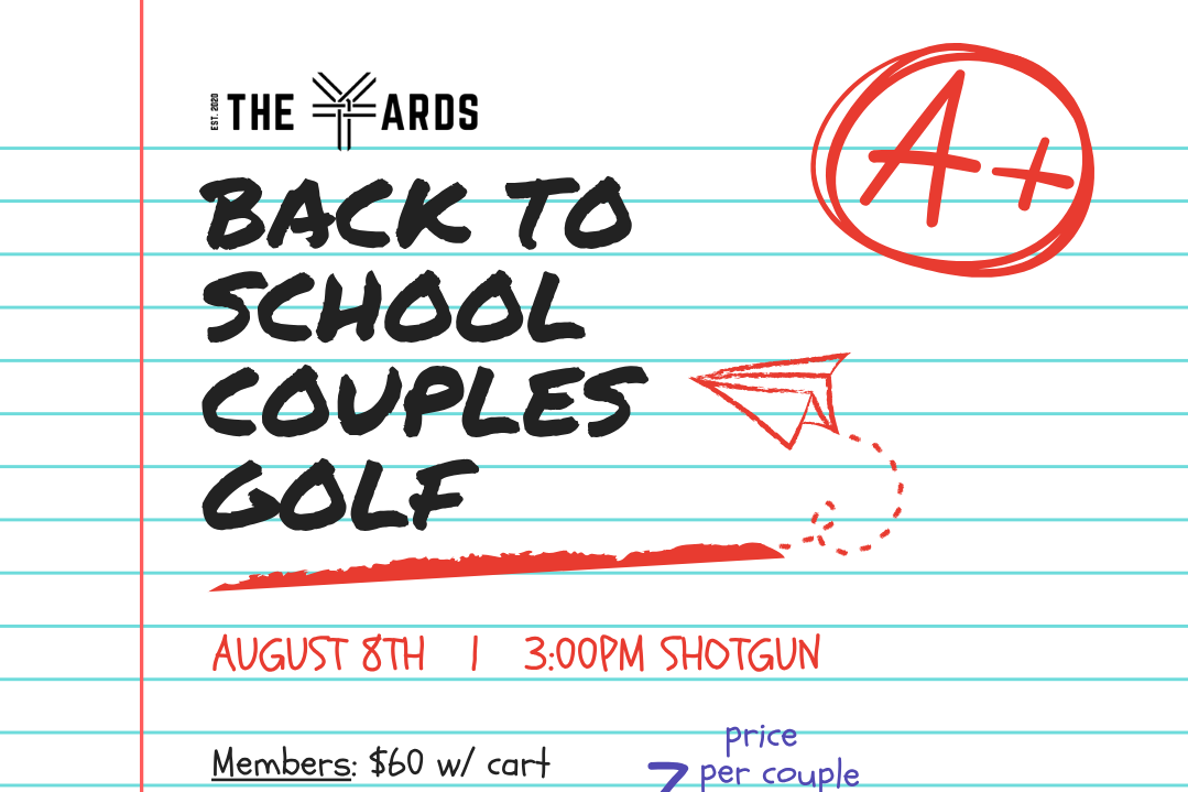 Back to School Couples Golf