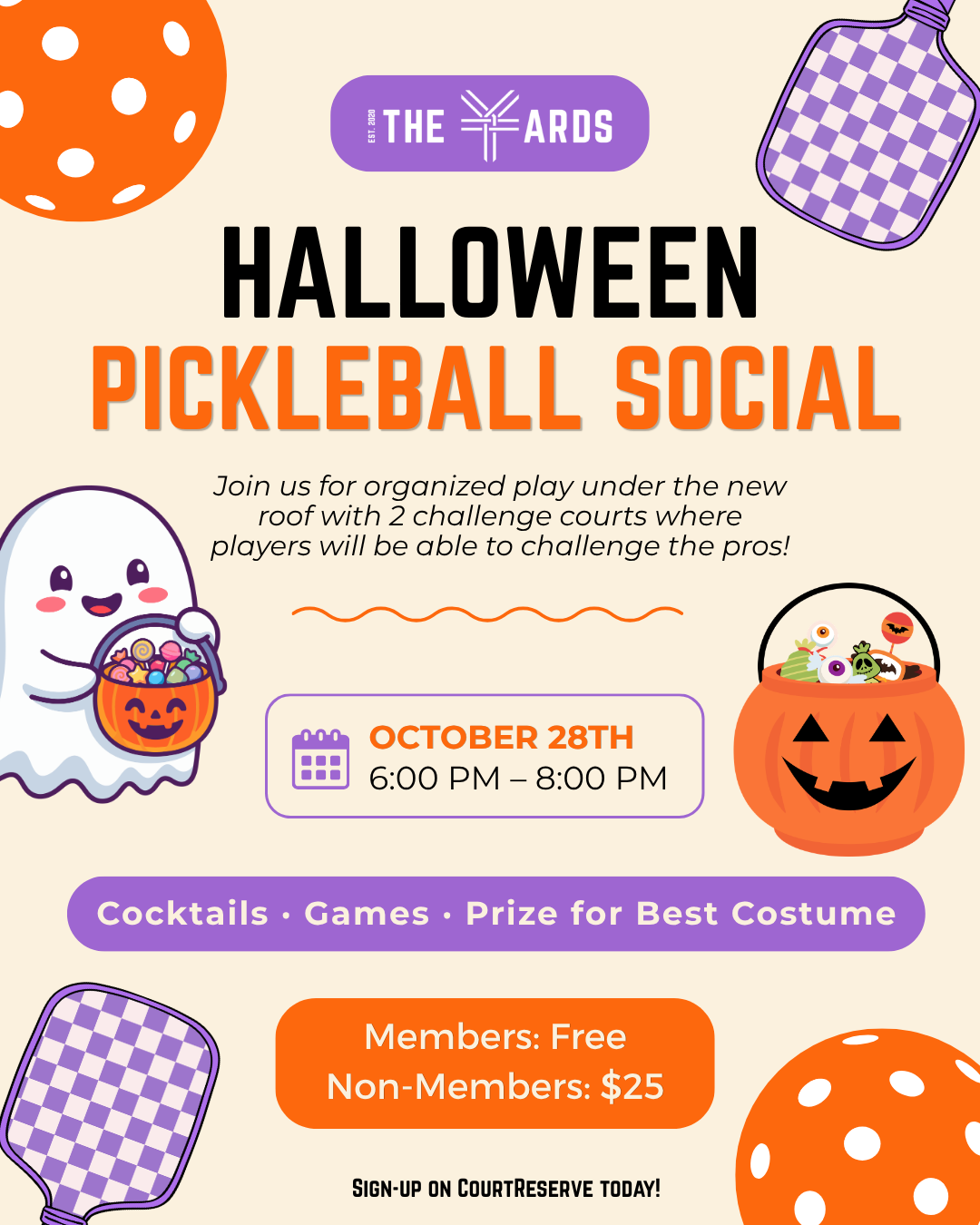 Halloween Pickleball Social