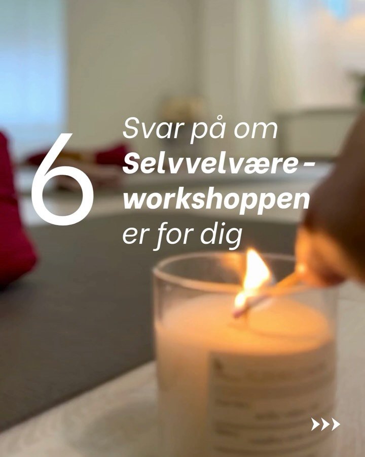 Hvis du ogs&aring; har v&aelig;ret fristet til at tilmelde dig vores selvvelv&aelig;re-workshop den 24. januar hos @vitaliv.yoga, men har dine overvejelser, s&aring; er her svar p&aring; seks af de sp&oslash;rgsm&aring;l vi t&aelig;nker, du m&aring;s