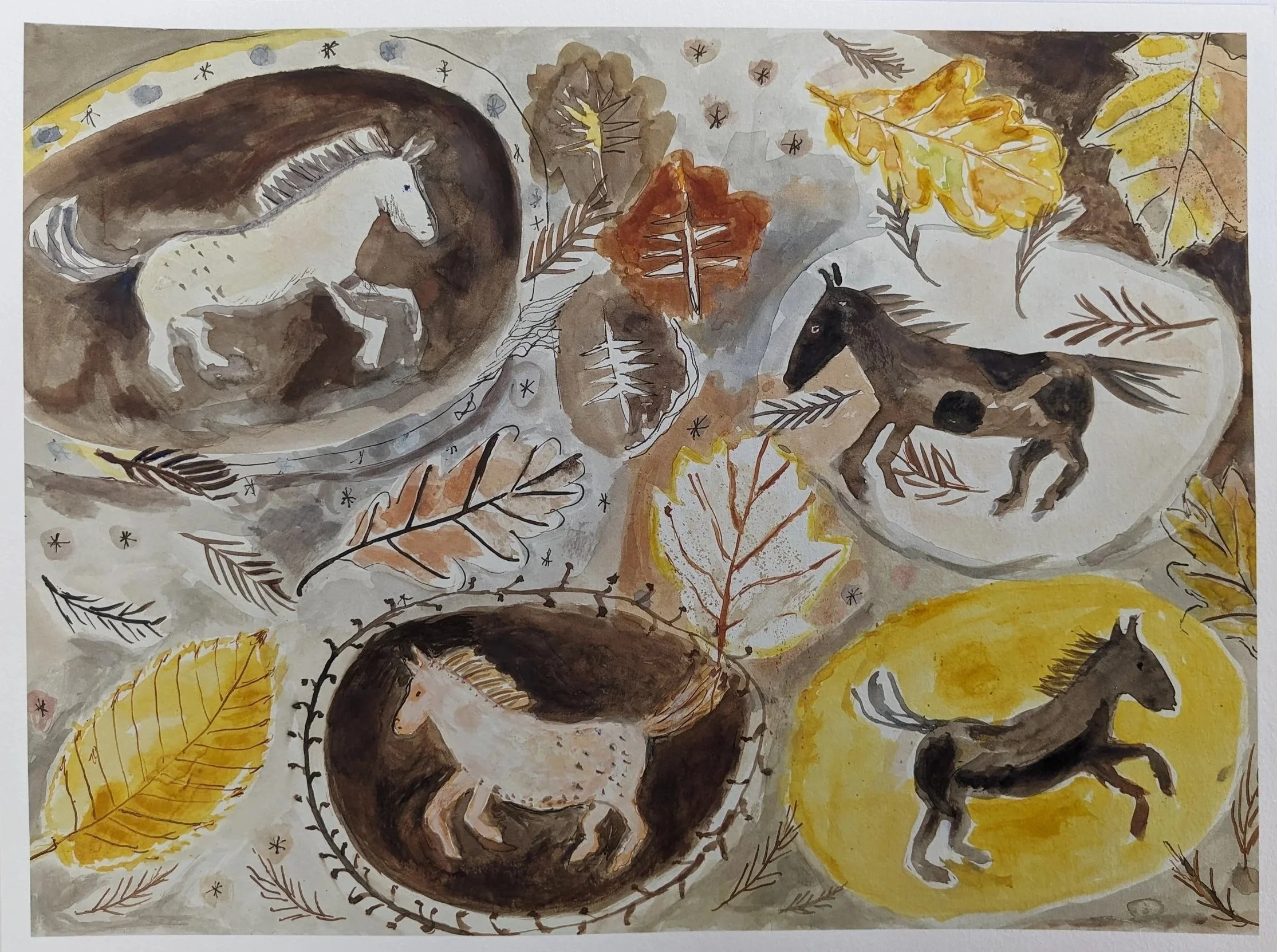 0237+Autumnal+Horses+giclee+PRINT+hand+tinted+1000042347.jpg