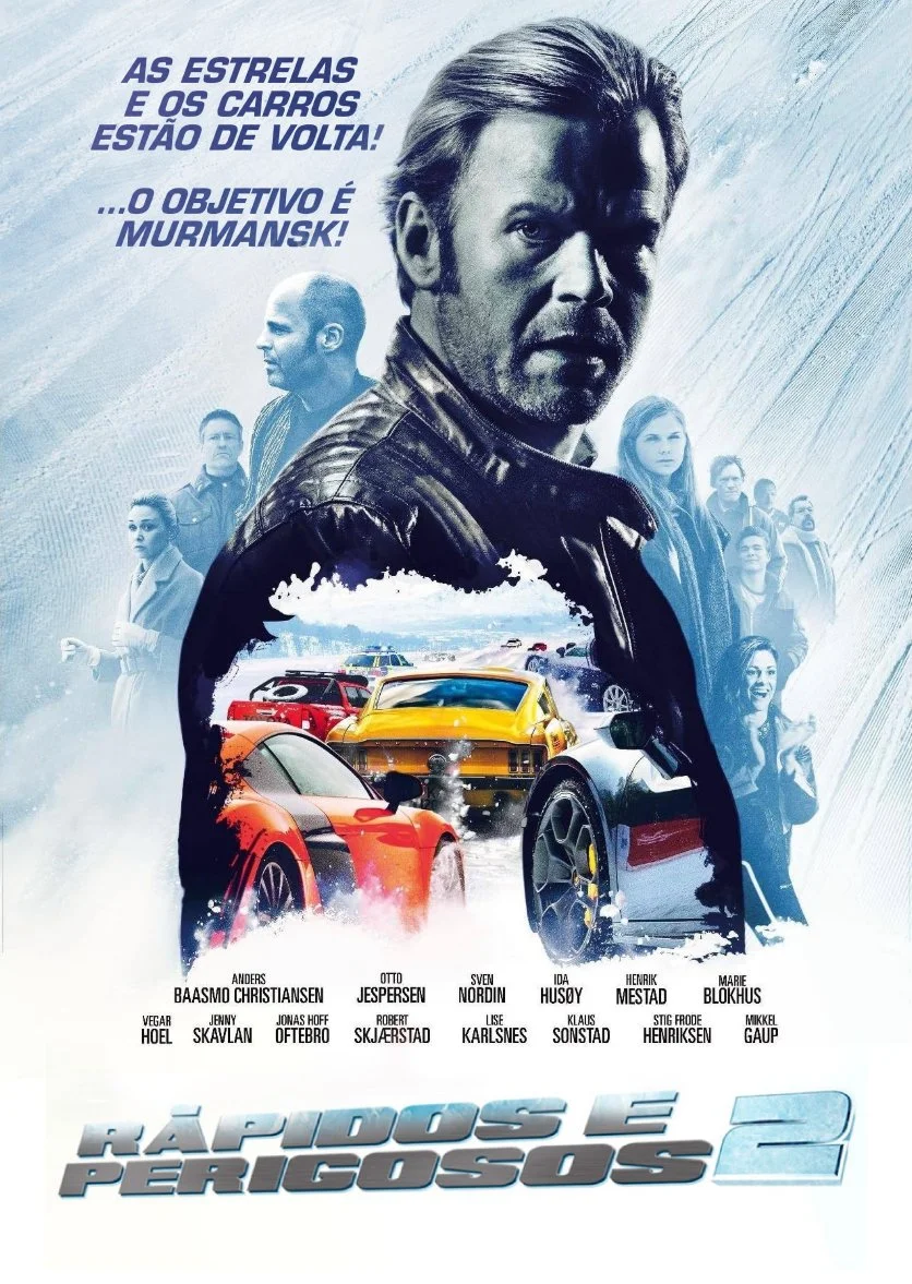 Portugese film poster of Børning 2 - On ice.