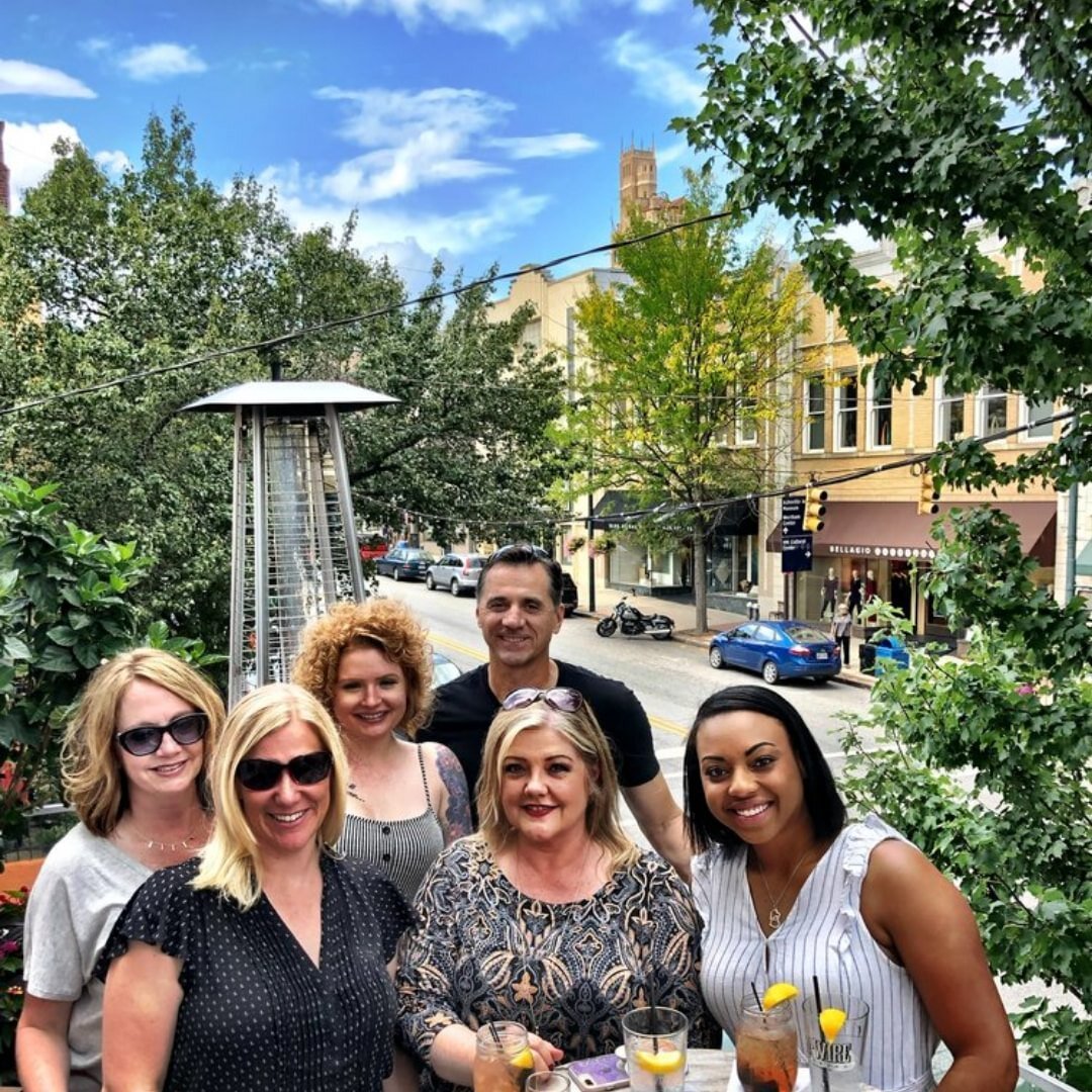 We love showing folks around our beautiful city and highlighting its historic architecture like the Jackson Building peeking through the rooftops here. Come join us to laugh, learn, and explore!