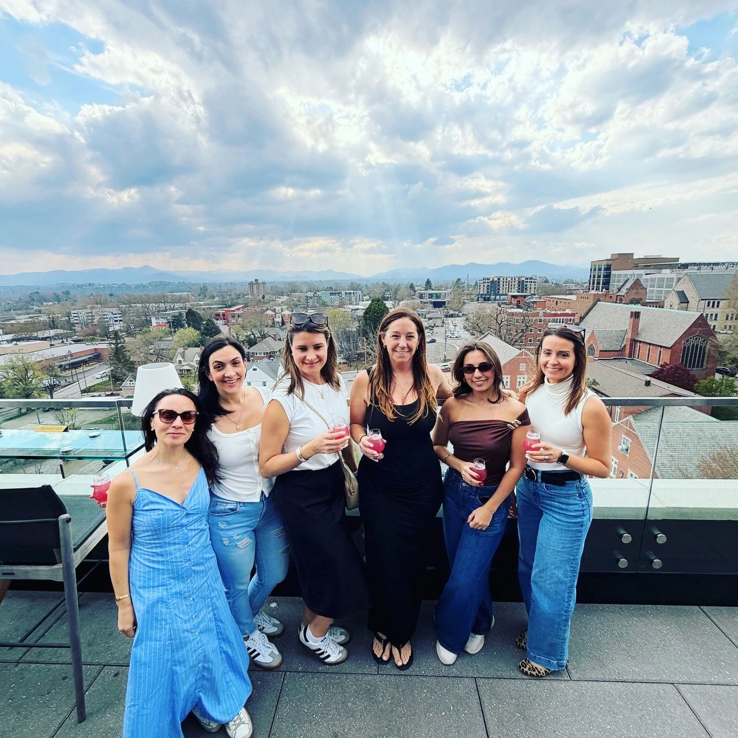 Spring has officially arrived in Asheville. The birds are singing. The trees are greening. The air is warming. And the rooftops are calling.

This is one of the best times of year to experience the city from above. Start your evening with a 4 p.m. Sk