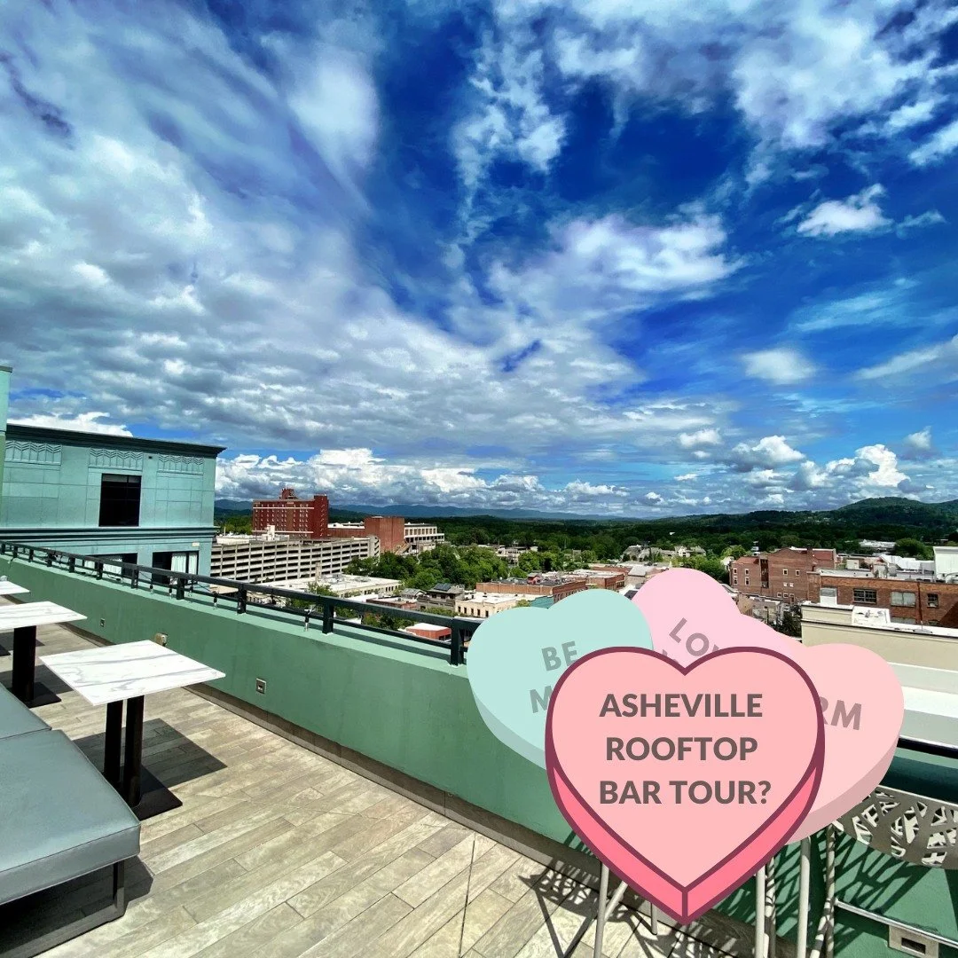 Winter in Asheville hits different from the rooftops ❄️🍹

We&rsquo;re Asheville Rooftop Bar Tours, a locally owned experience taking you to three of downtown&rsquo;s best rooftop bars for cocktails, skyline views, and mountain sunsets&mdash;no plann