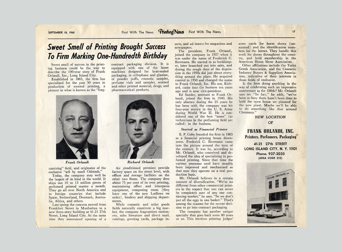 History | Orlandi — Orlandi