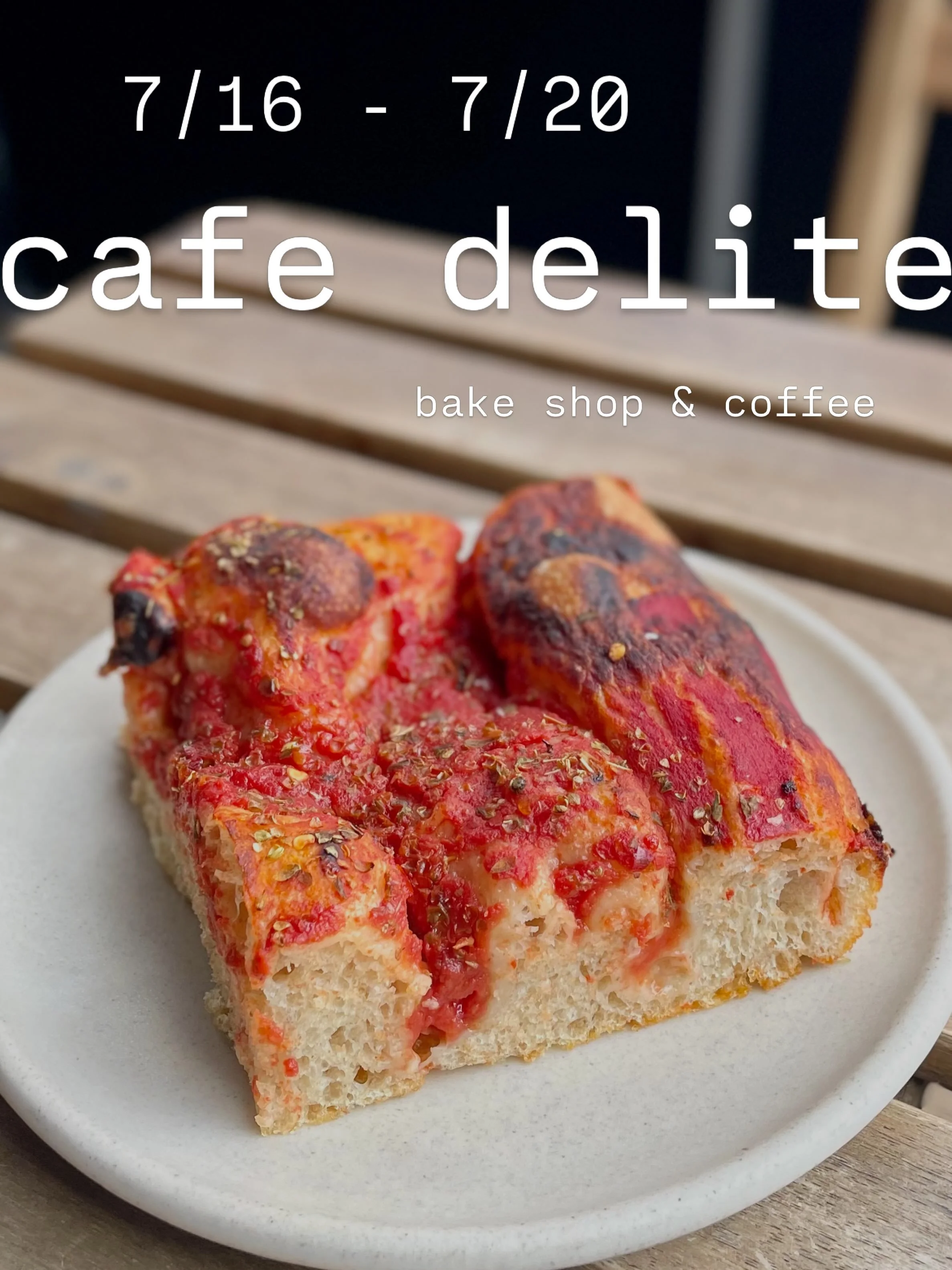 Doing things a little differently at the cafe this festival weekend&hellip;our kitchen staff is off to play Grassroots!
Time for * CAFE DELITE *

Instead of our usual brunch menu, we&rsquo;re serving quiche (bacon/caramelized onion/manchego/potato), 