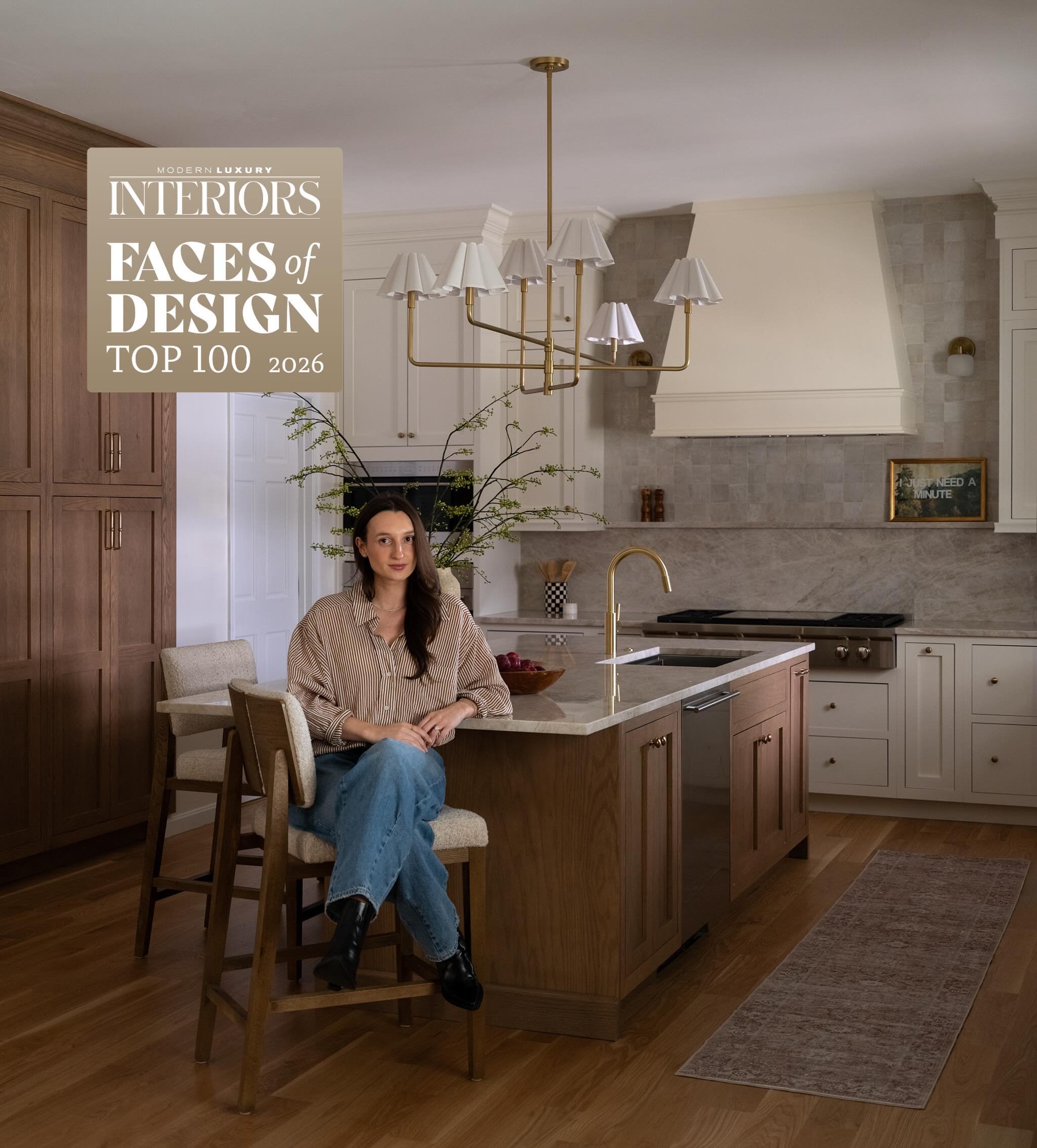 Honored to be named in Modern Luxury&rsquo;s Top 100 Faces of Design. Grateful to be doing what I love every day and even more grateful for the incredible clients, collaborators, and supporters who trust Danielle Flax Interiors to bring their homes t