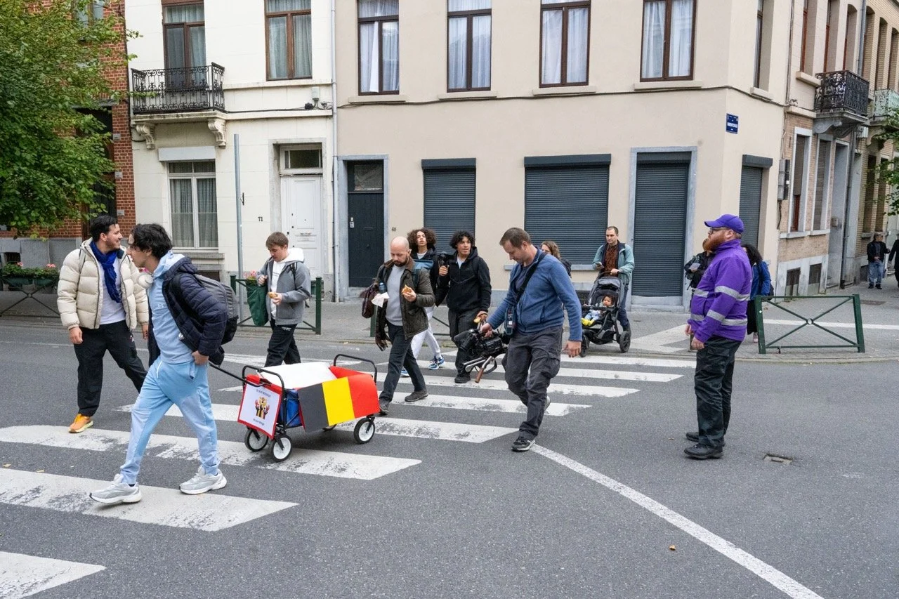 Anti-racisme actie Molenbeek.