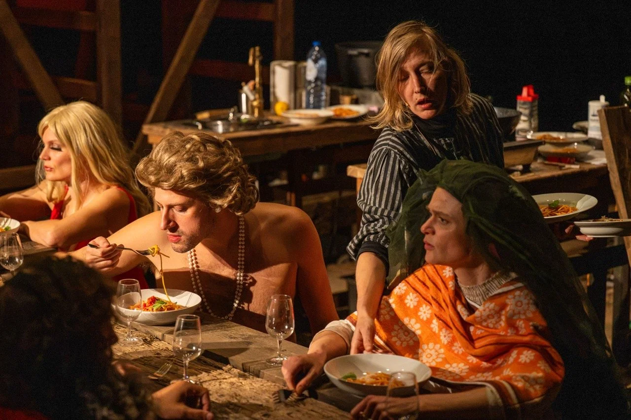 Spaghettiwestern, rehearsal, Toneelhuis production.