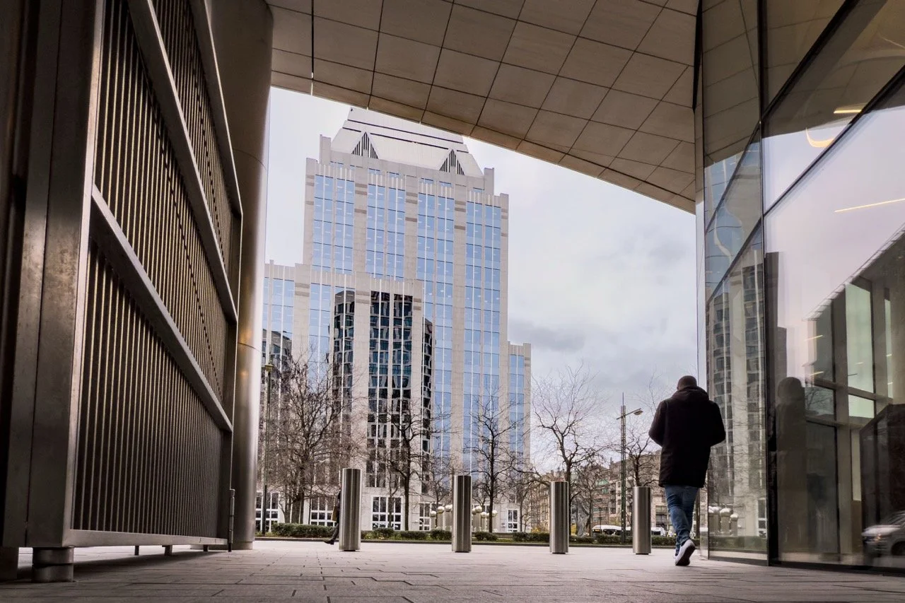 Euroclear gebouw in Brussel. 