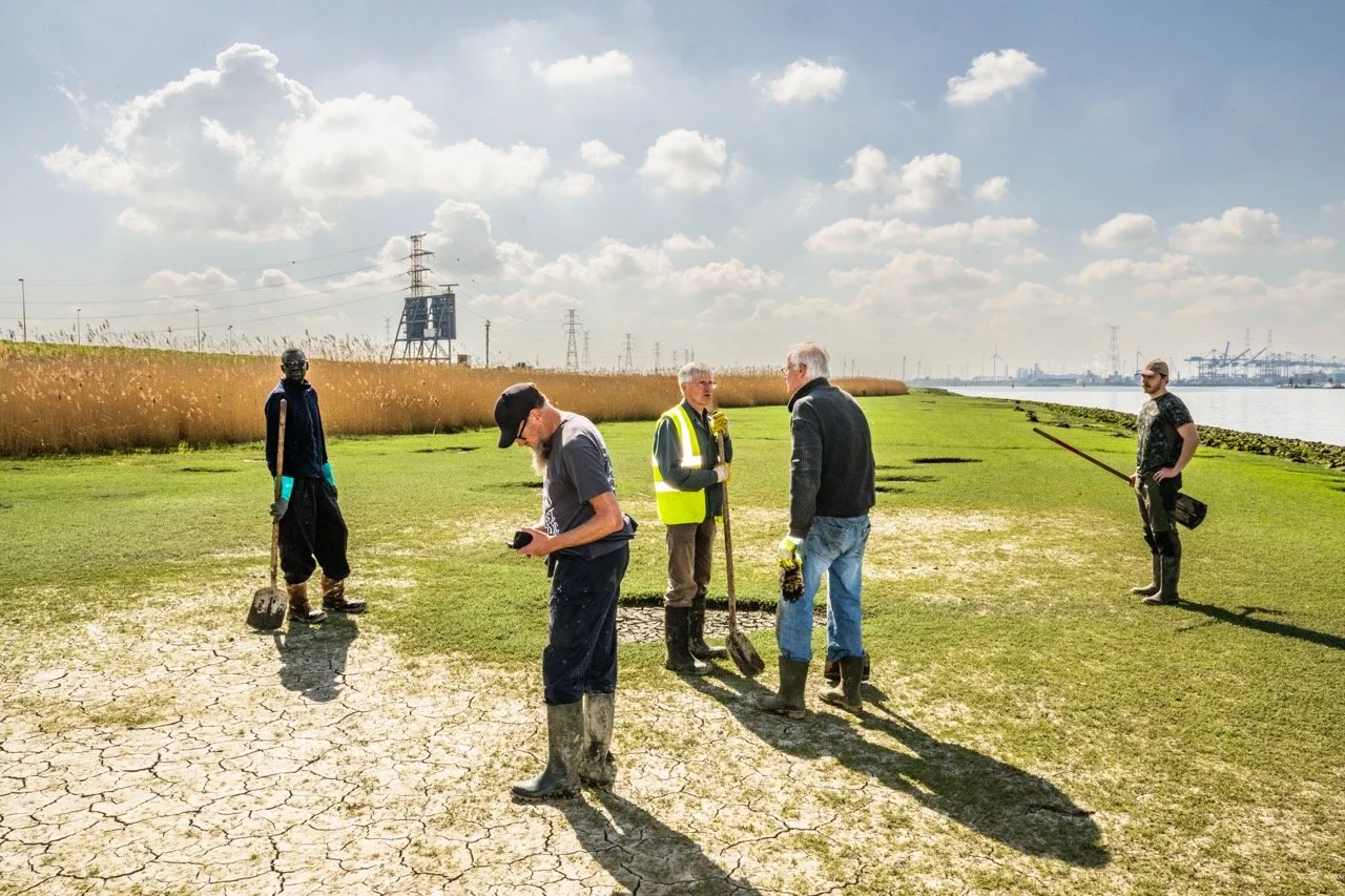 Olielek Antwerpse Haven.