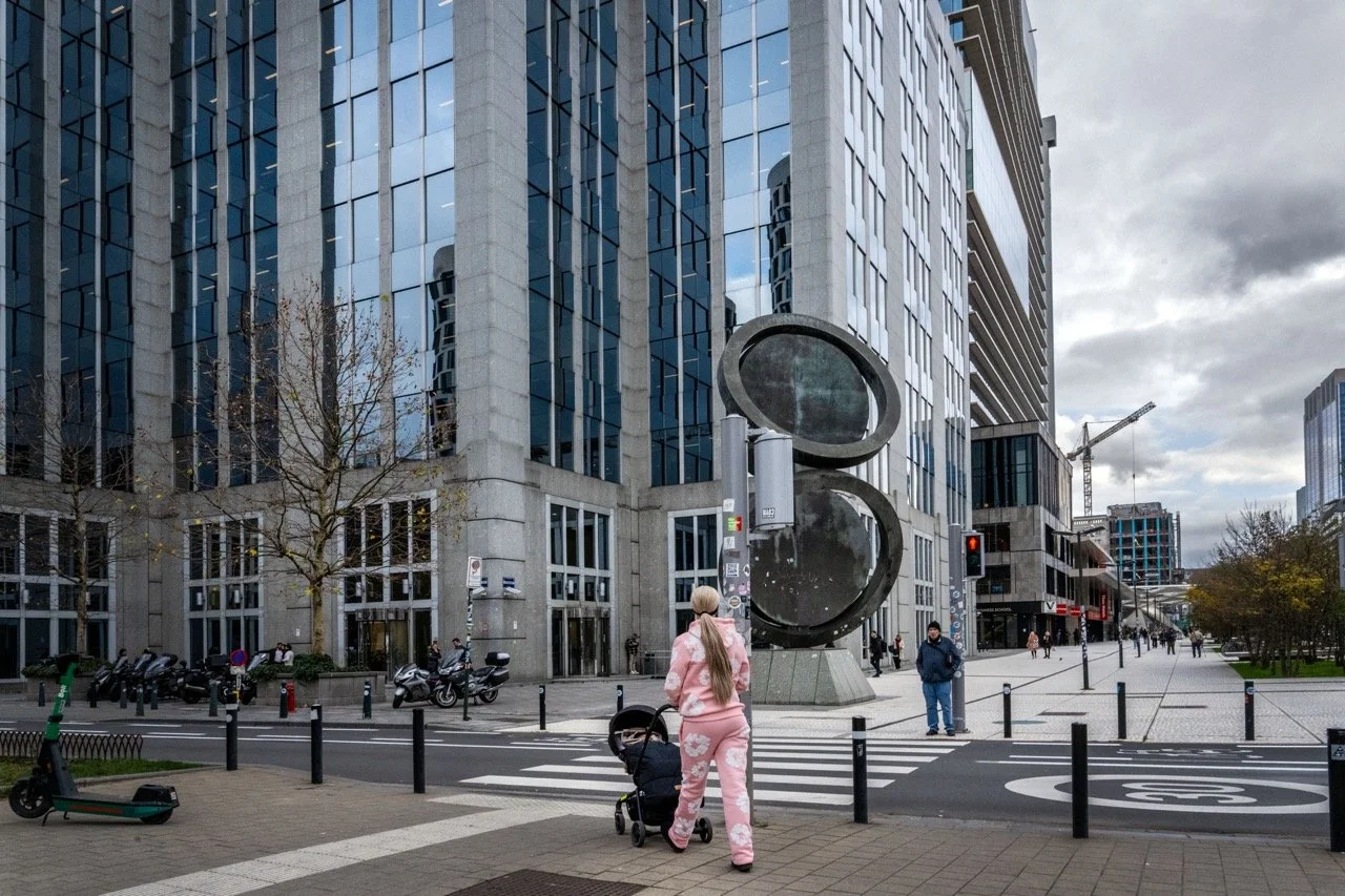 Euroclear gebouw in Brussel. 