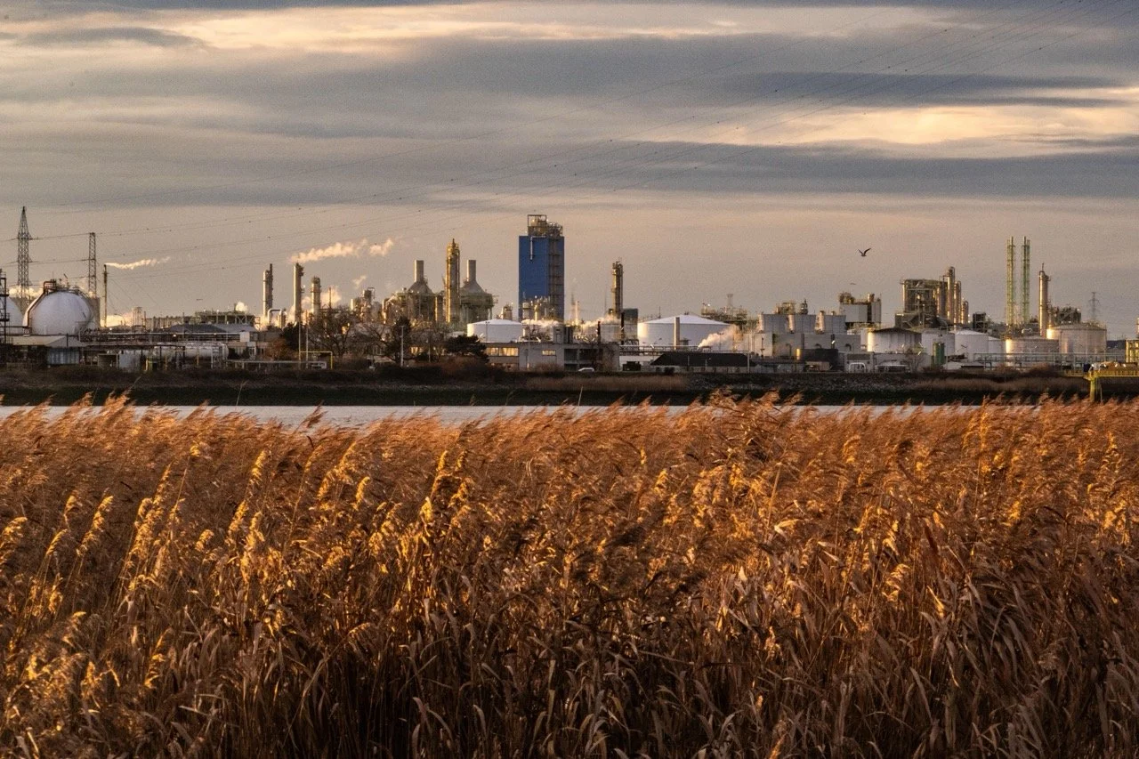 Chemie-industrie in de Antwerpse haven.