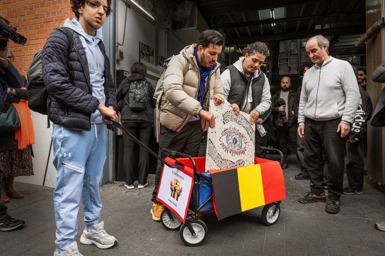 Anti-racisme actie Molenbeek.