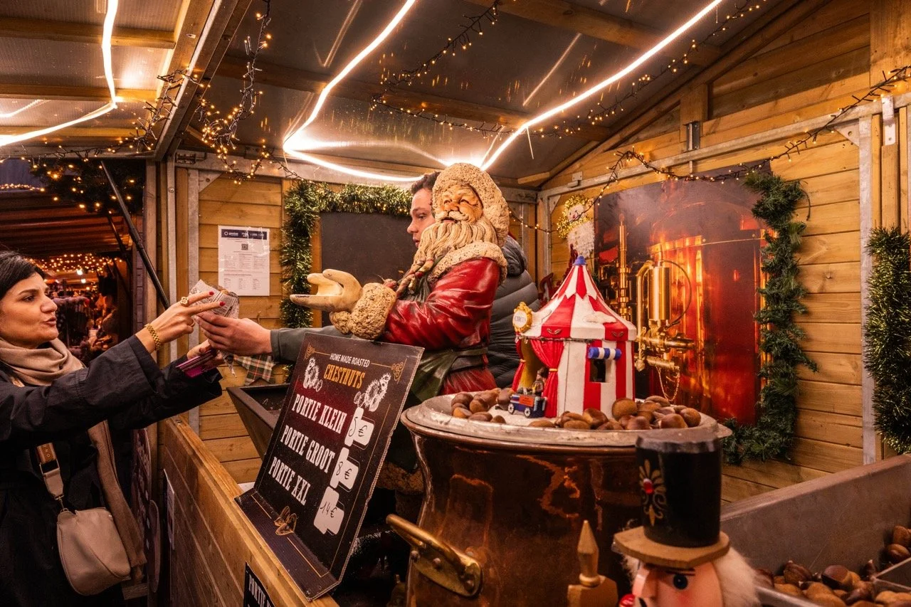 Kerstmarkt ofte Winterfeest in Gent.