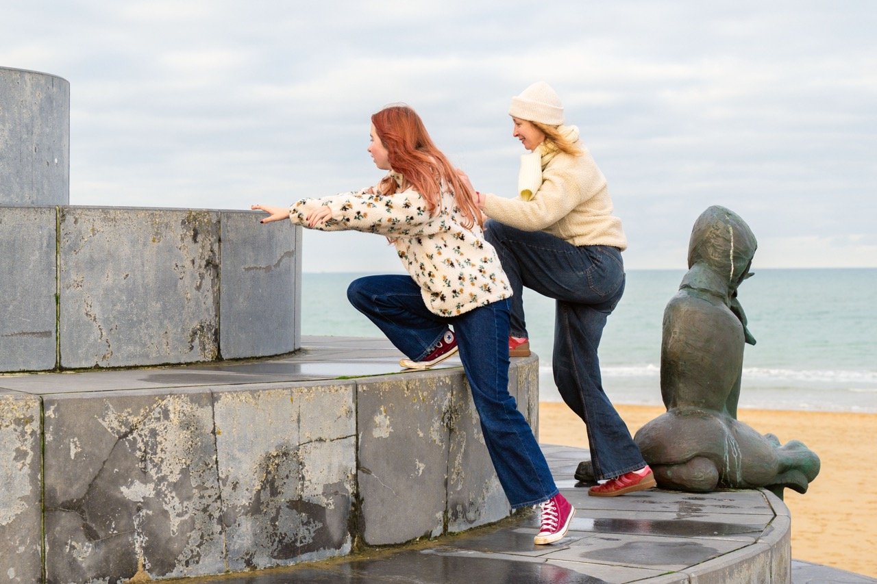 Heidi Lenaerts en dochter.