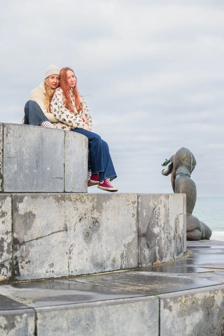 Heidi Lenaerts en dochter.