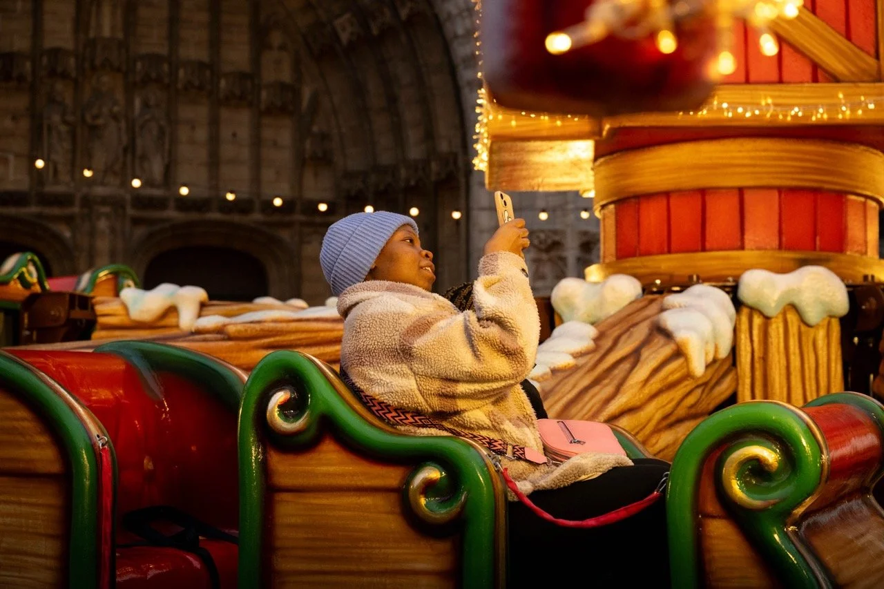 Kerstmarkt ofte Winterfeest in Gent.