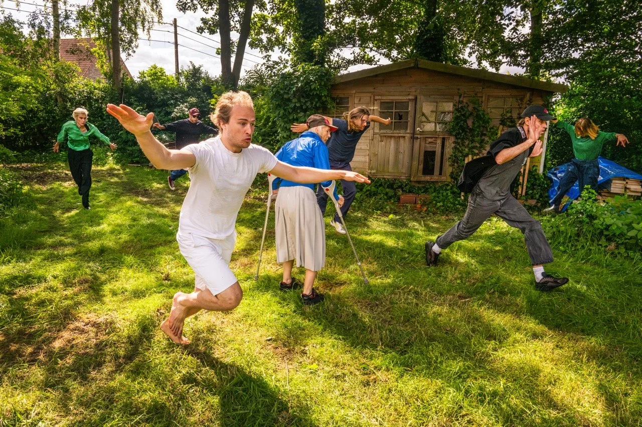 'For ever and evergem' een theaterproductie met de familie van Marijke Pinoy.