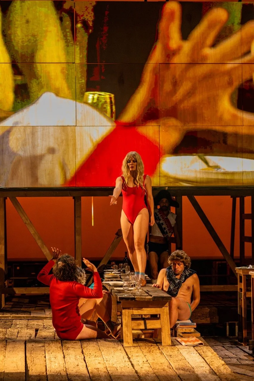 Spaghettiwestern, rehearsal, Toneelhuis production.