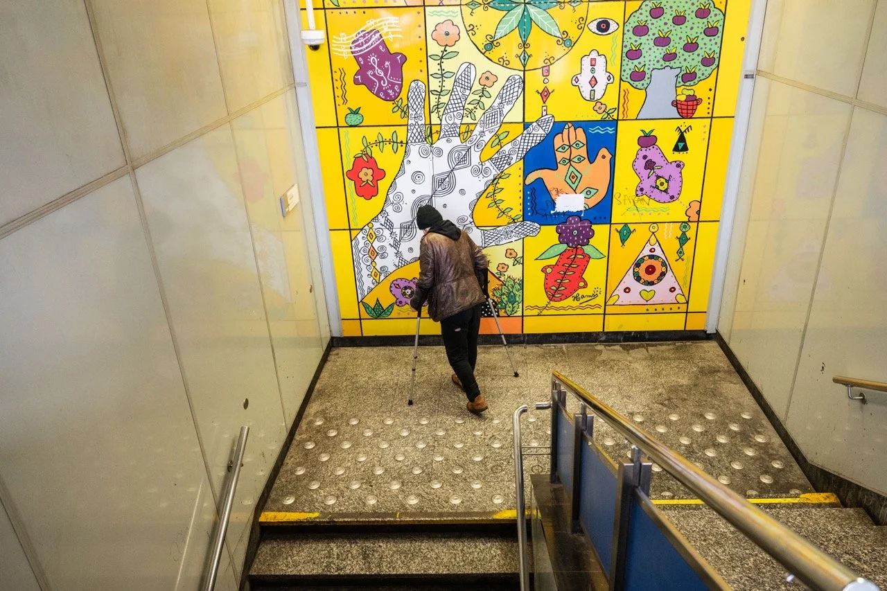 Werfbezoek nieuwe metro station Toots Thielemans.