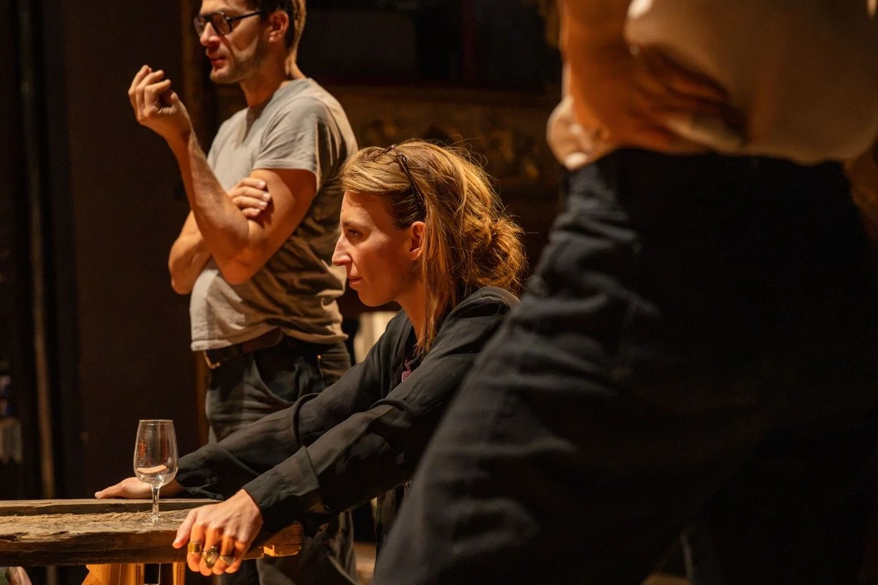 Spaghettiwestern, rehearsal, Toneelhuis production.