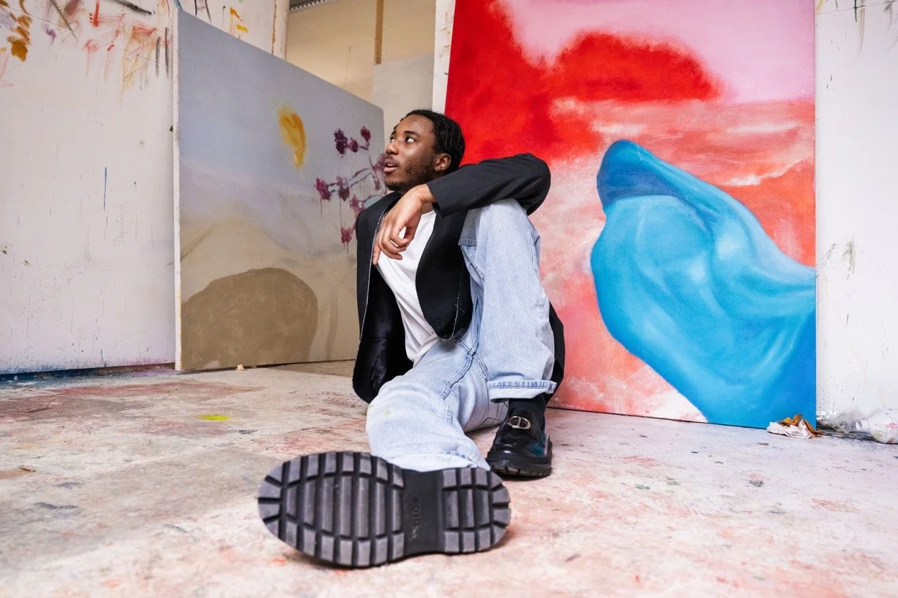 kunstschilder Samuel Lemba