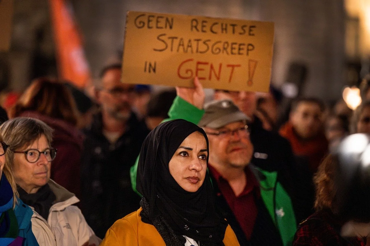 Gents progressief protest.