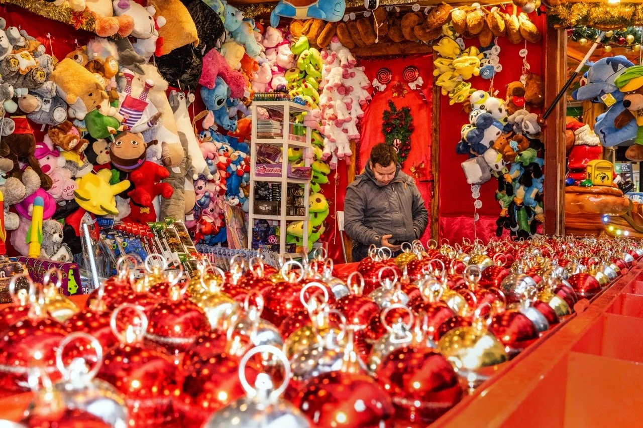 Kerstmarkt ofte Winterfeest in Gent.