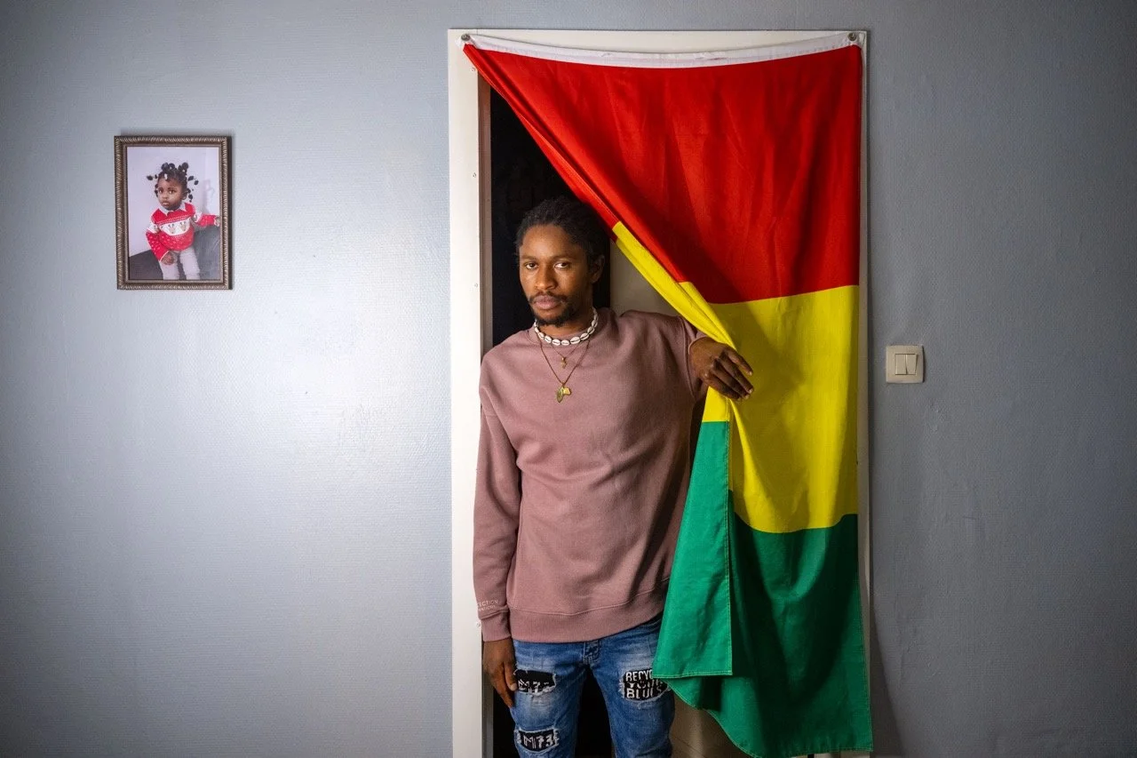 Amara Fofana, vluchteling uit Guinee.