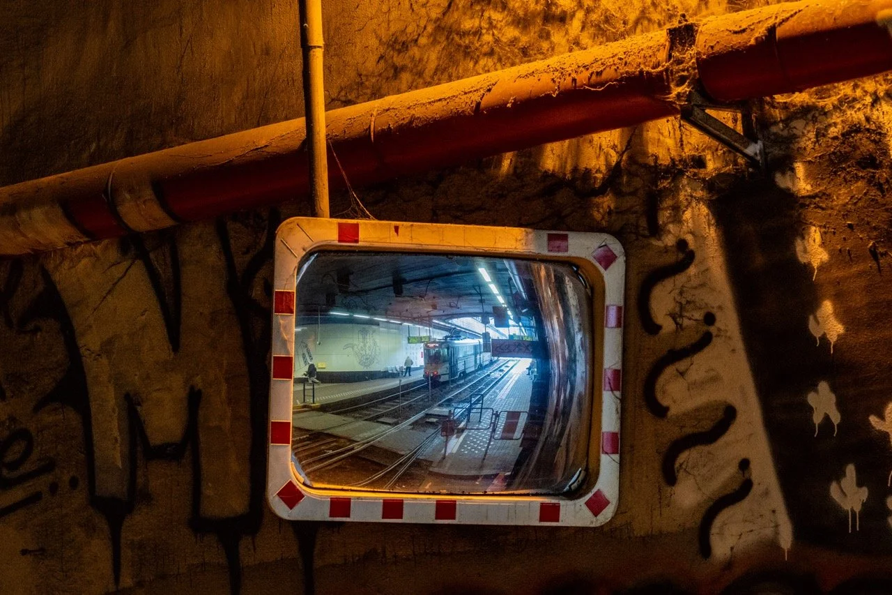 Werfbezoek nieuwe metro station Toots Thielemans.