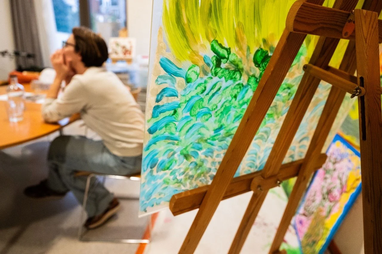 Schilderproject voor mensen met jong dementie.