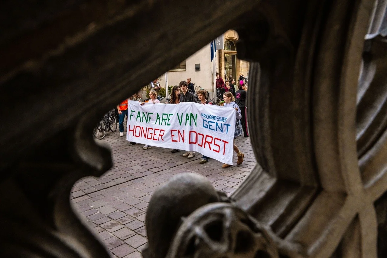 Mars voor Links Gent.