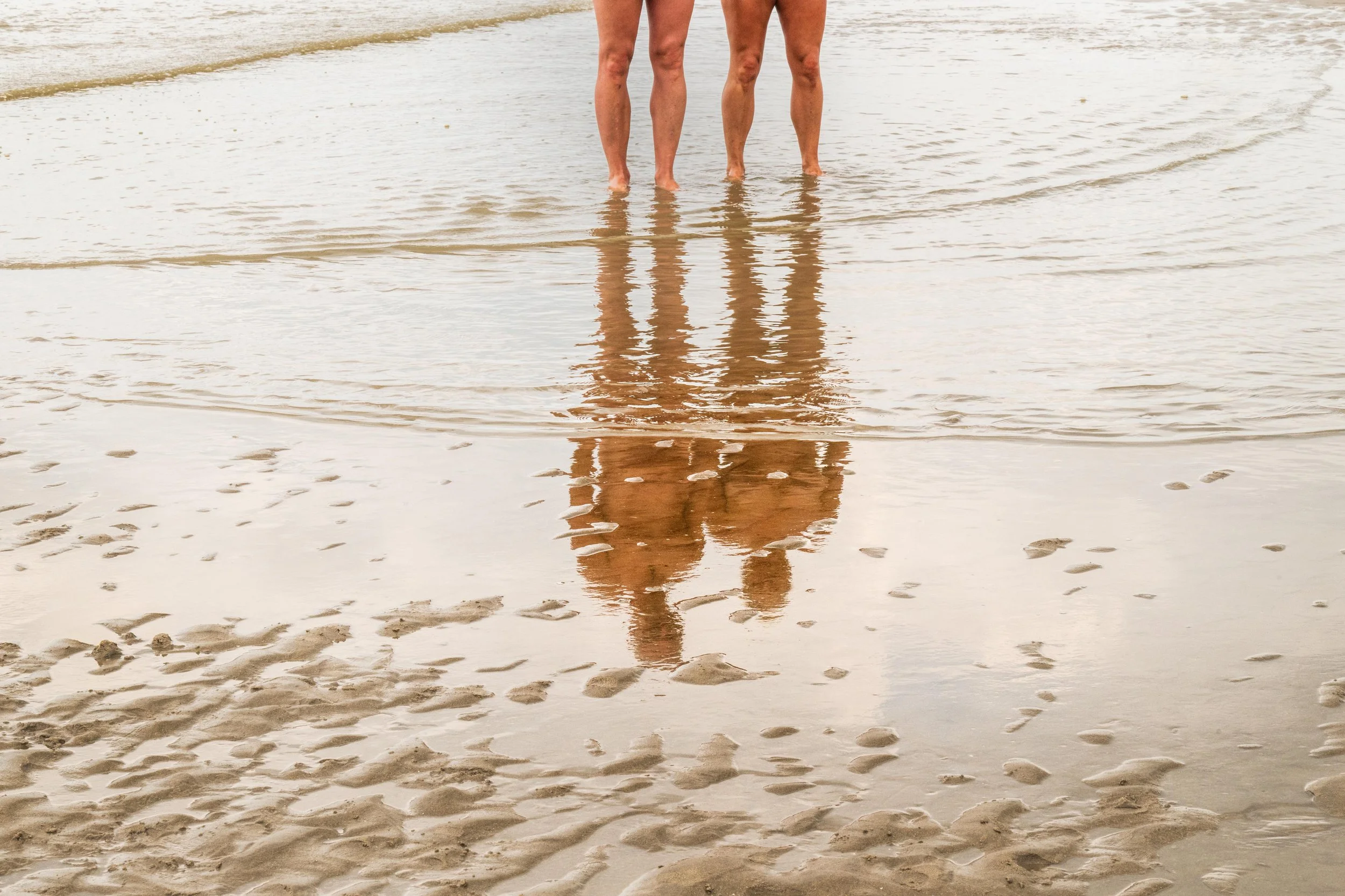 naaktstrand van Bredene.
