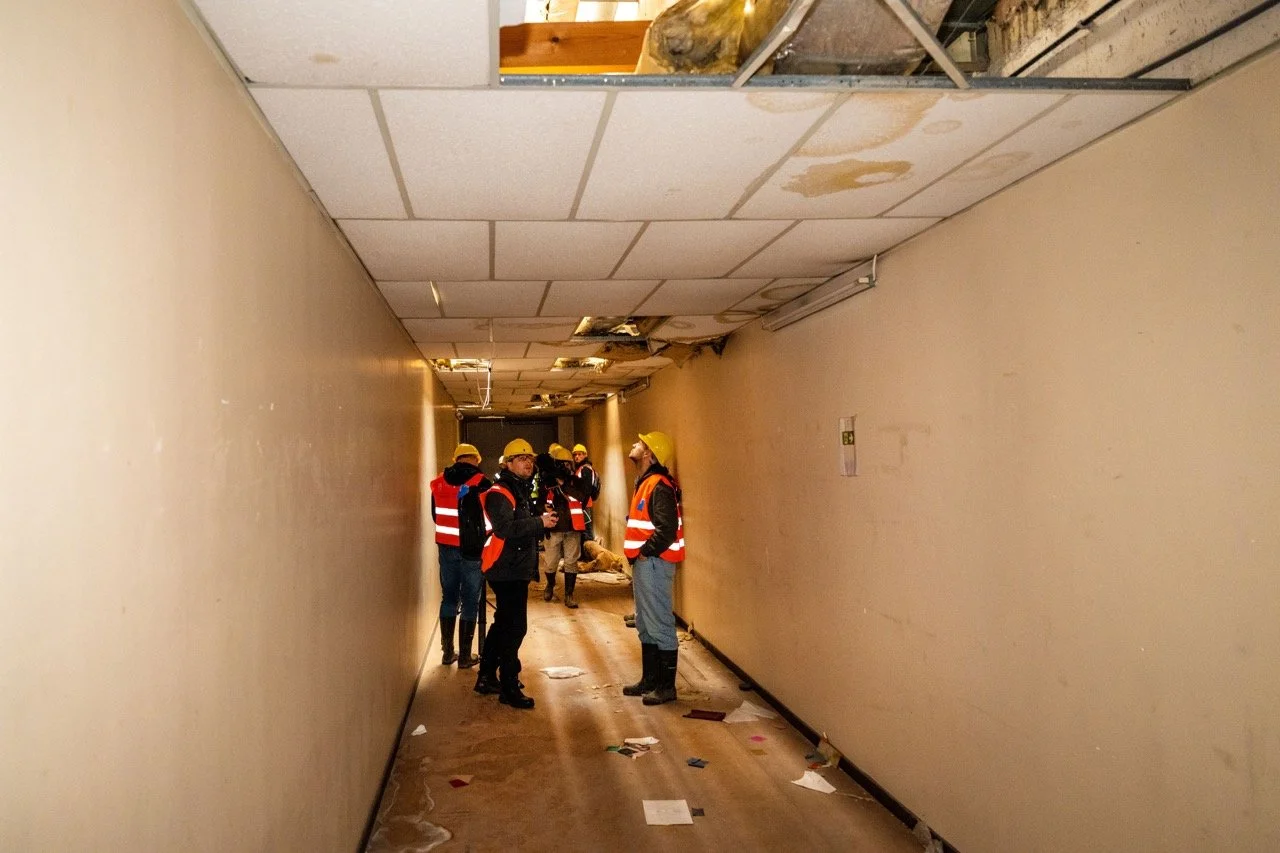 Werfbezoek nieuwe metro station Toots Thielemans.