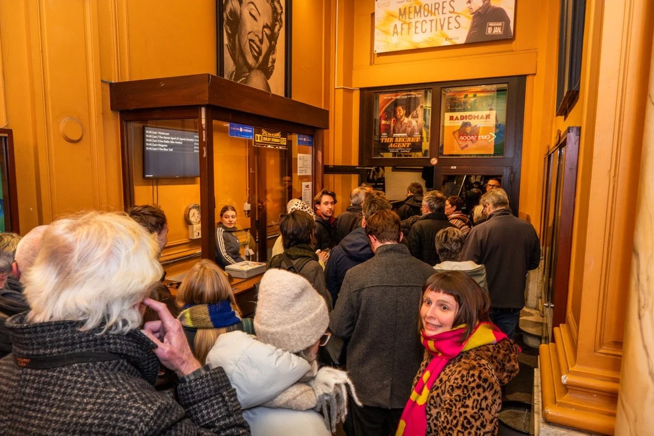 Laatste vertoning in de Studioskoop.