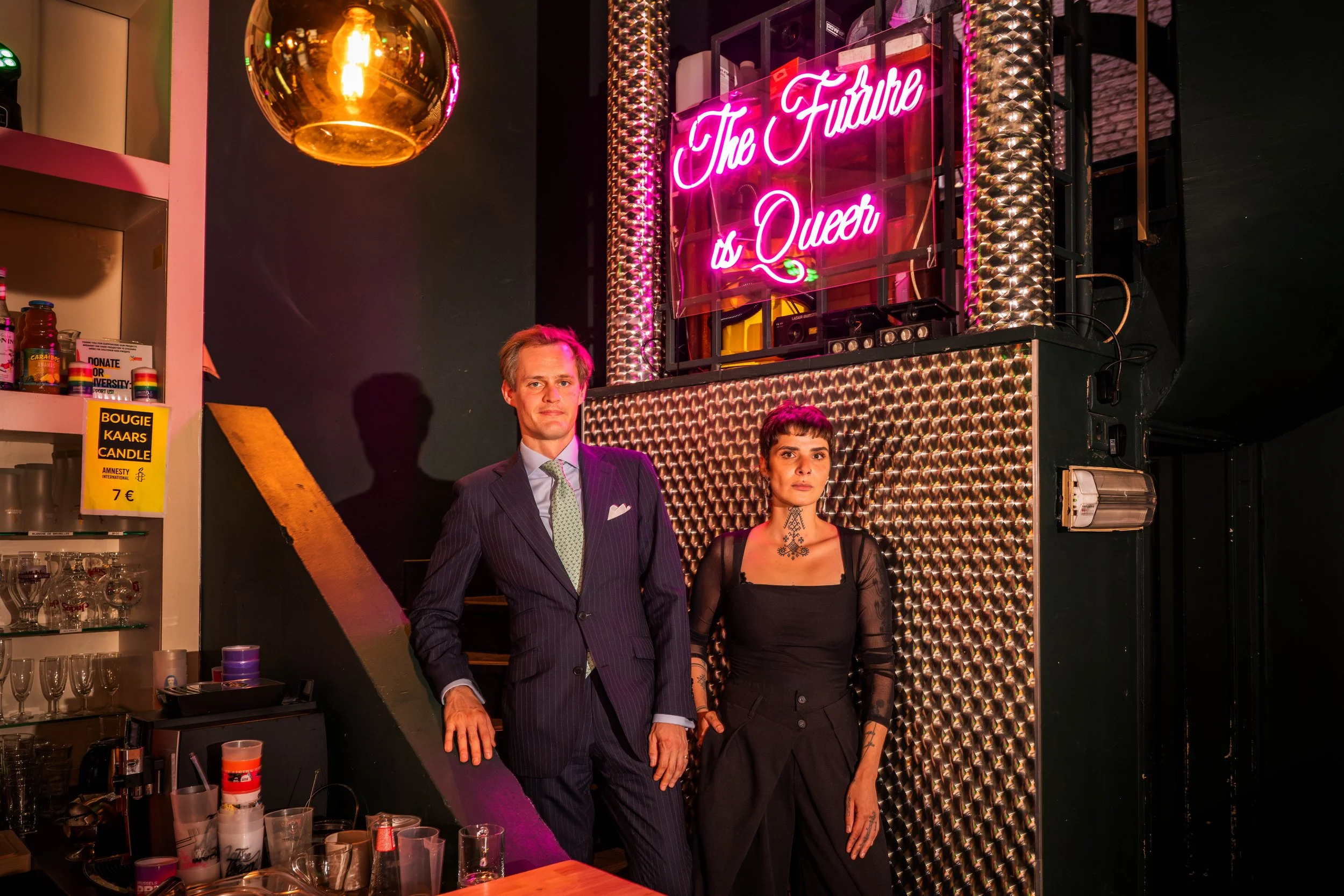 Gilles Verstraeten en Hind Eljadid.