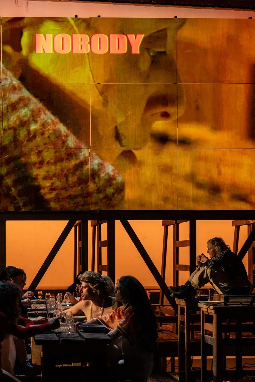 Spaghettiwestern, rehearsal, Toneelhuis production.