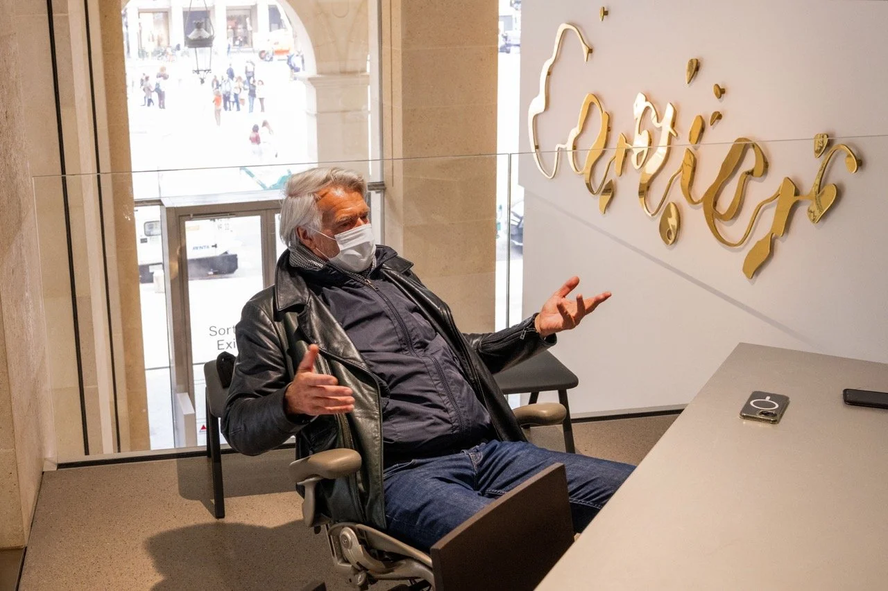 Chris Dercon at the Cartier Foundation in Paris.