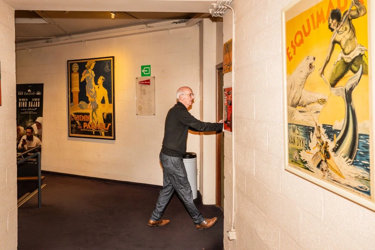 Laatste vertoning in de Studioskoop.