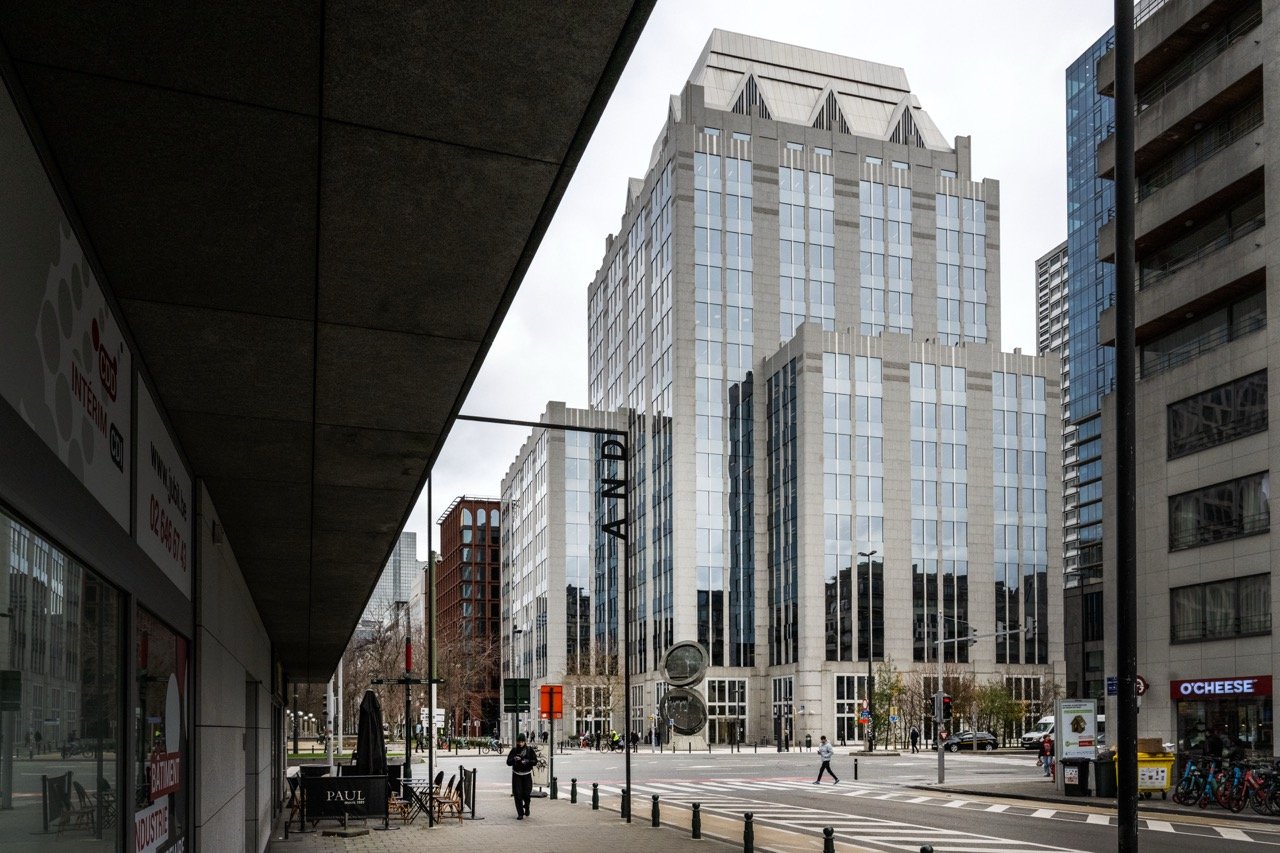 Euroclear gebouw in Brussel. 