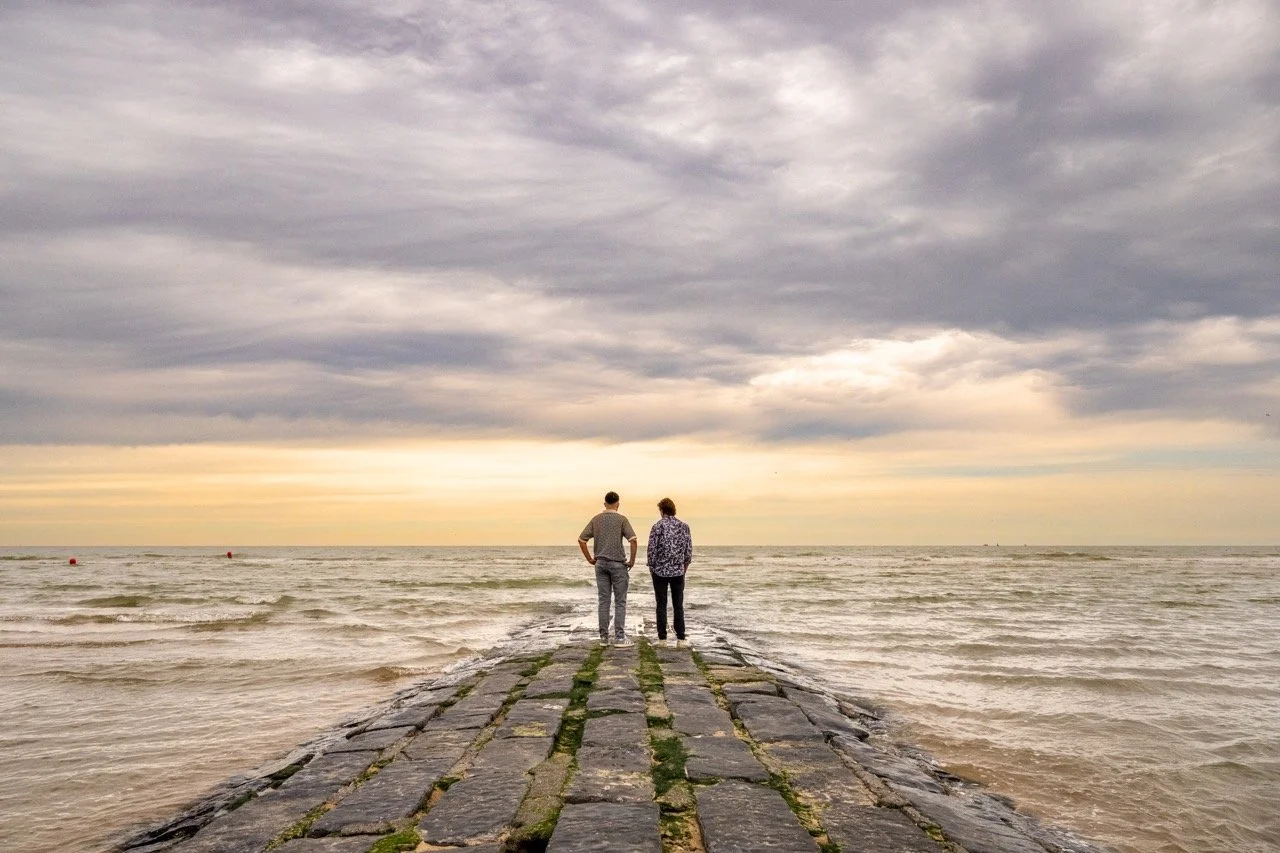 columnist Amir Bachrouri en auteur Dimitri Verhulst