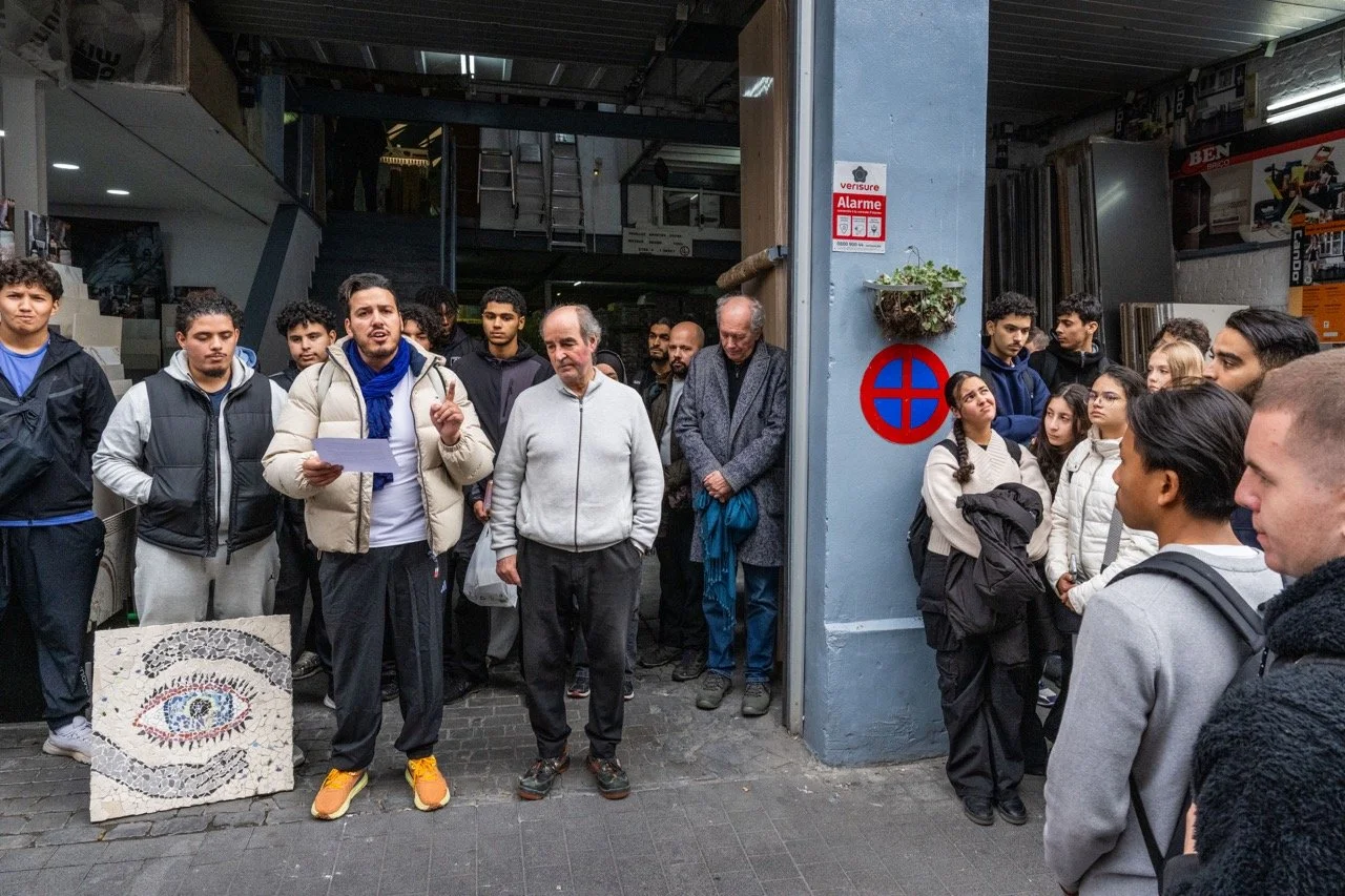 Anti-racisme actie Molenbeek.