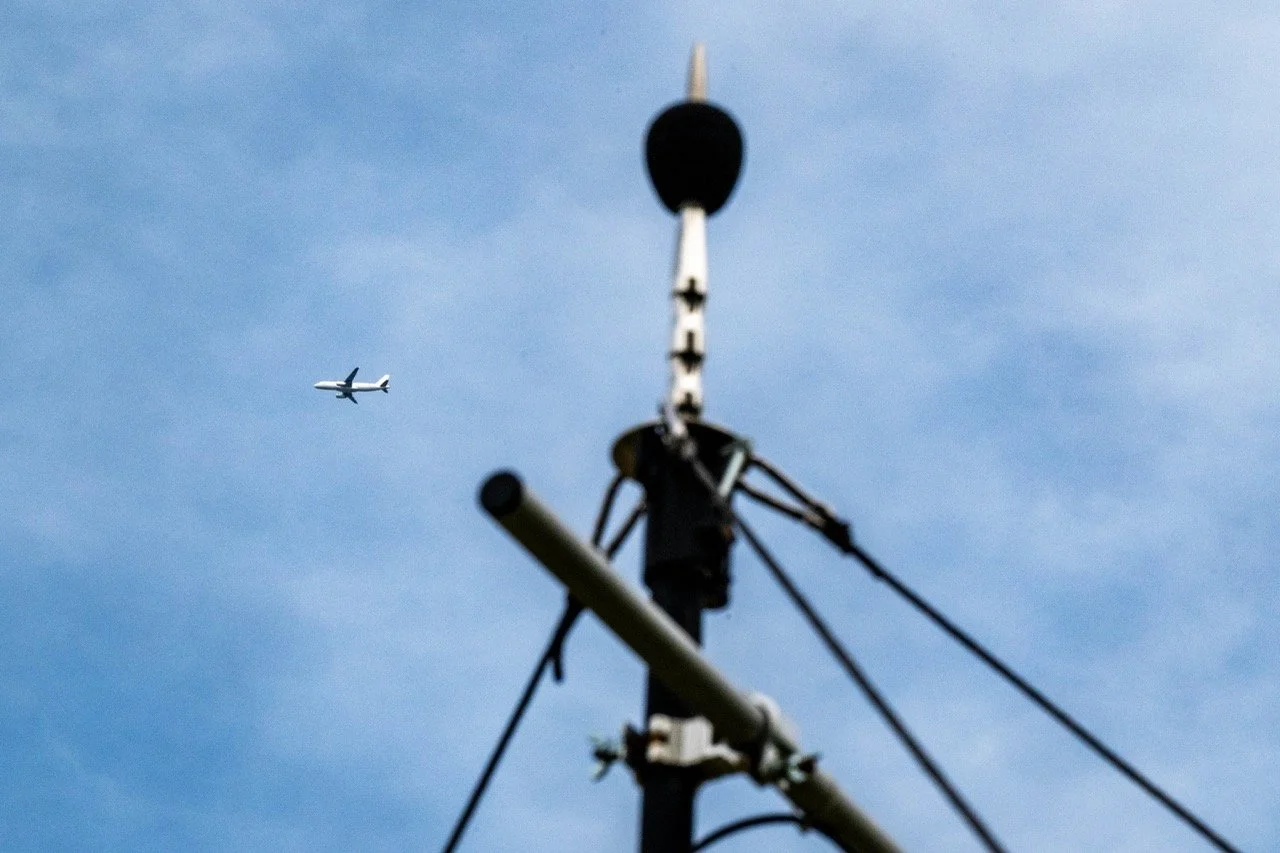 Vliegtuigen over Dilbeek.