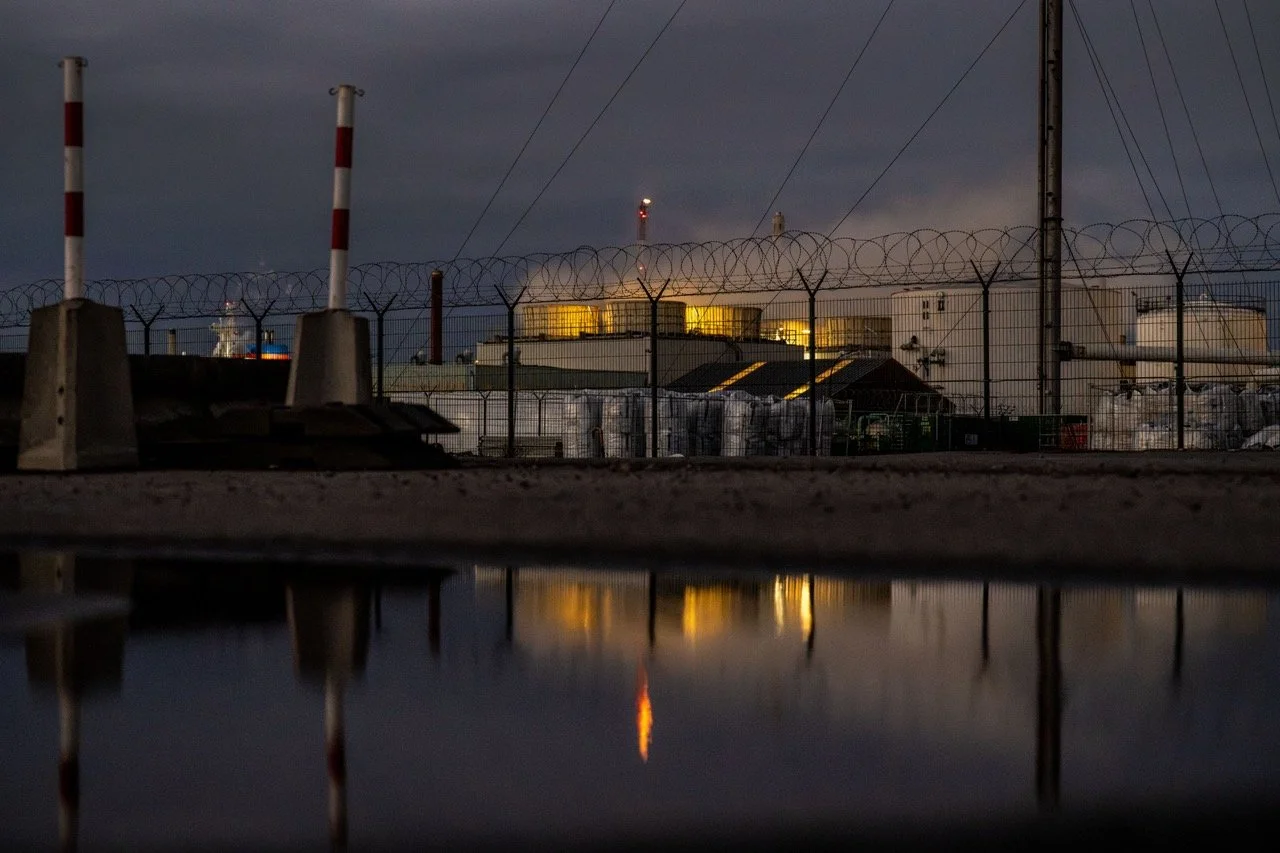 Chemie-industrie in de Antwerpse haven.