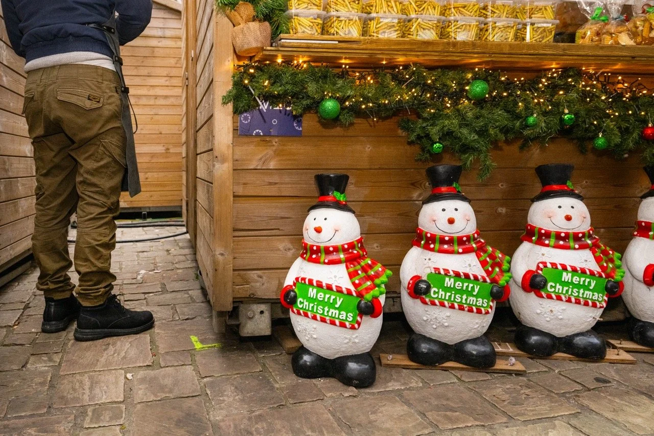 Kerstmarkt ofte Winterfeest in Gent.