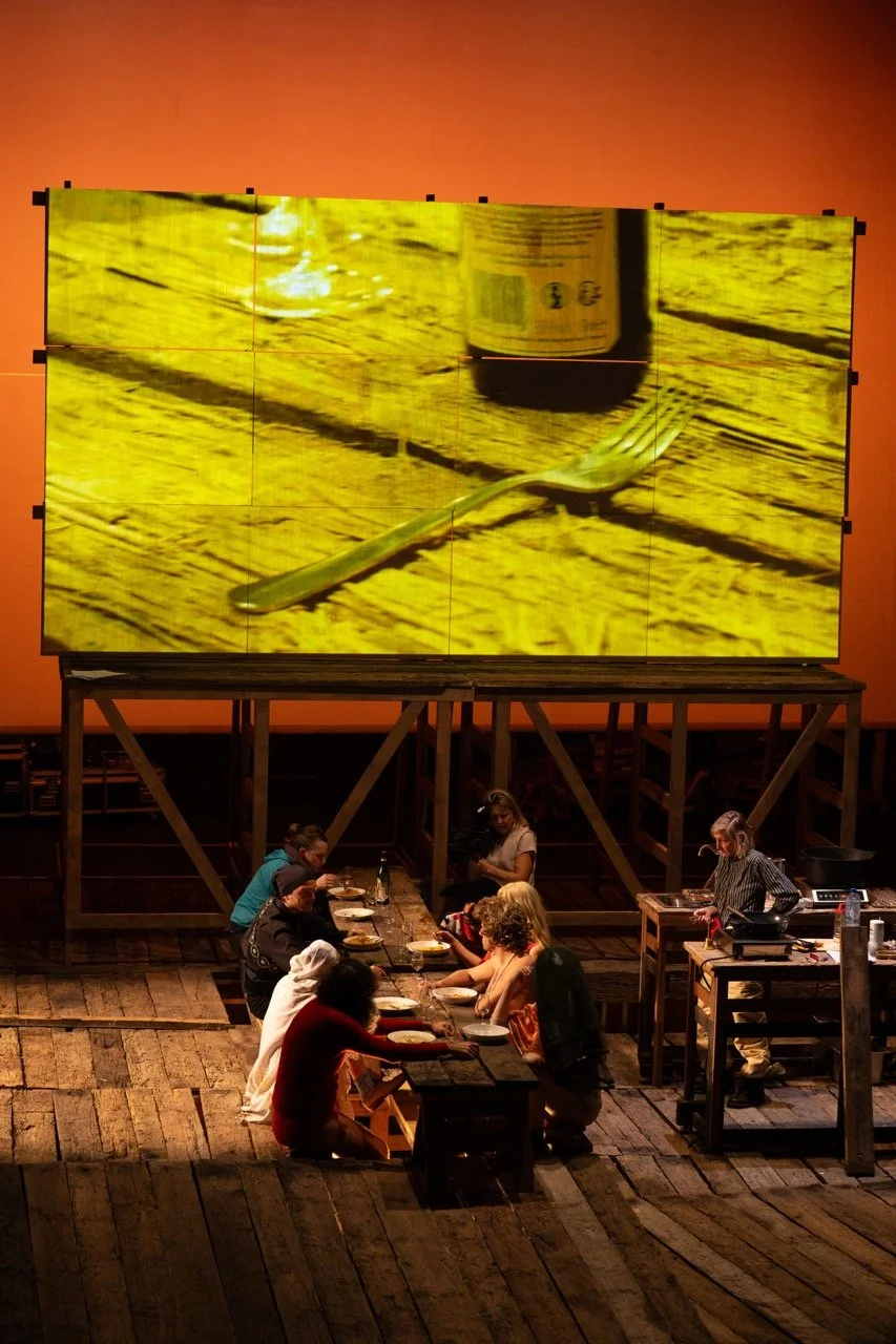 Spaghettiwestern, rehearsal, Toneelhuis production.