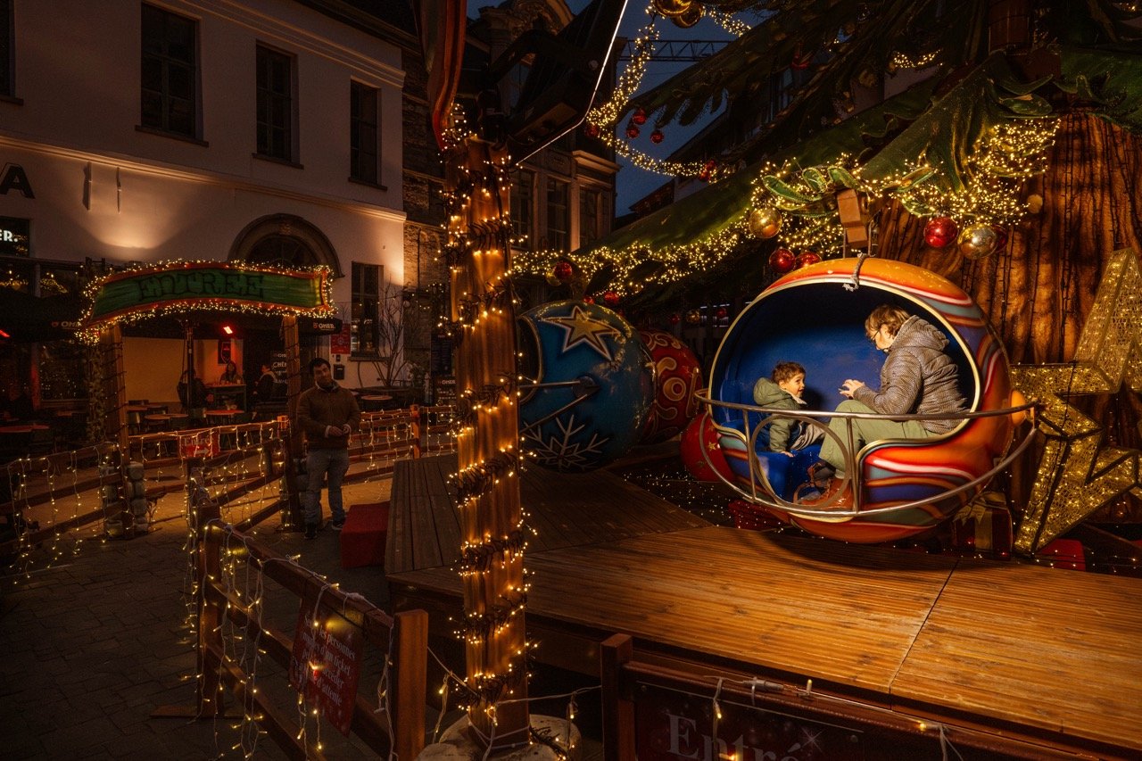 Kerstmarkt ofte Winterfeest in Gent.