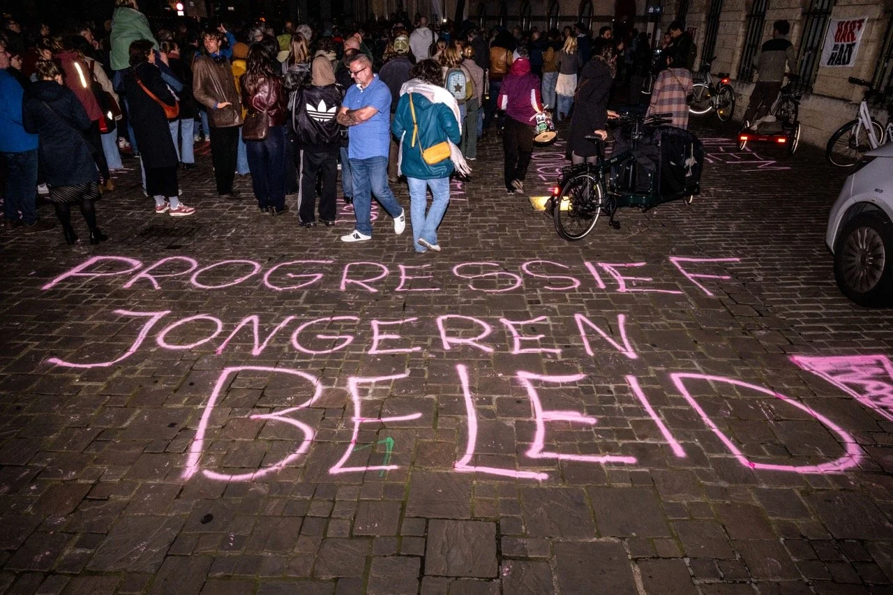 Gents progressief protest.