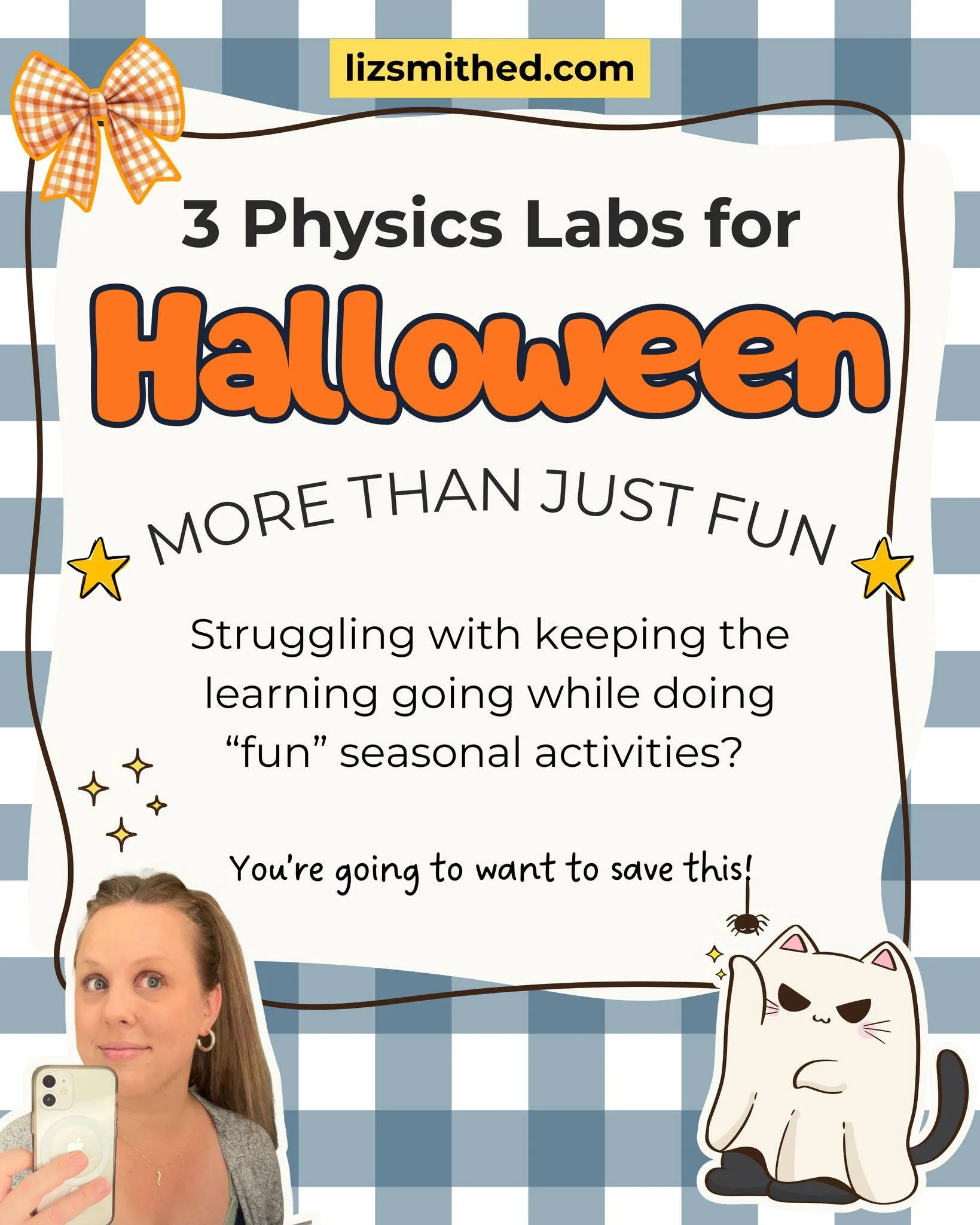 Spooky demos are fun&hellip; but the best ones also teach real physics. 👻

Here are 3 Halloween-ready demos you can use in October. Each with an inquiry twist that pushes students beyond the &ldquo;wow&rdquo; factor:

👻 Levitating Ghost (static ele